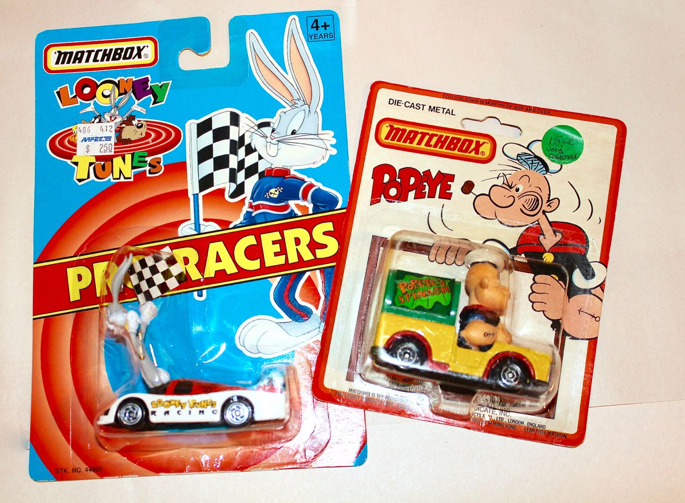 Vintage Disney and Warner Brothers Collectible Toy Cars
