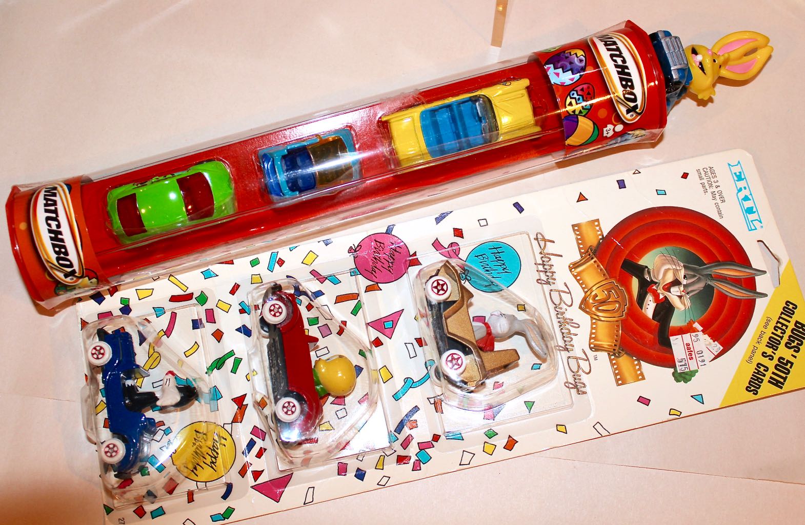 Vintage Disney and Warner Brothers Collectible Toy Cars