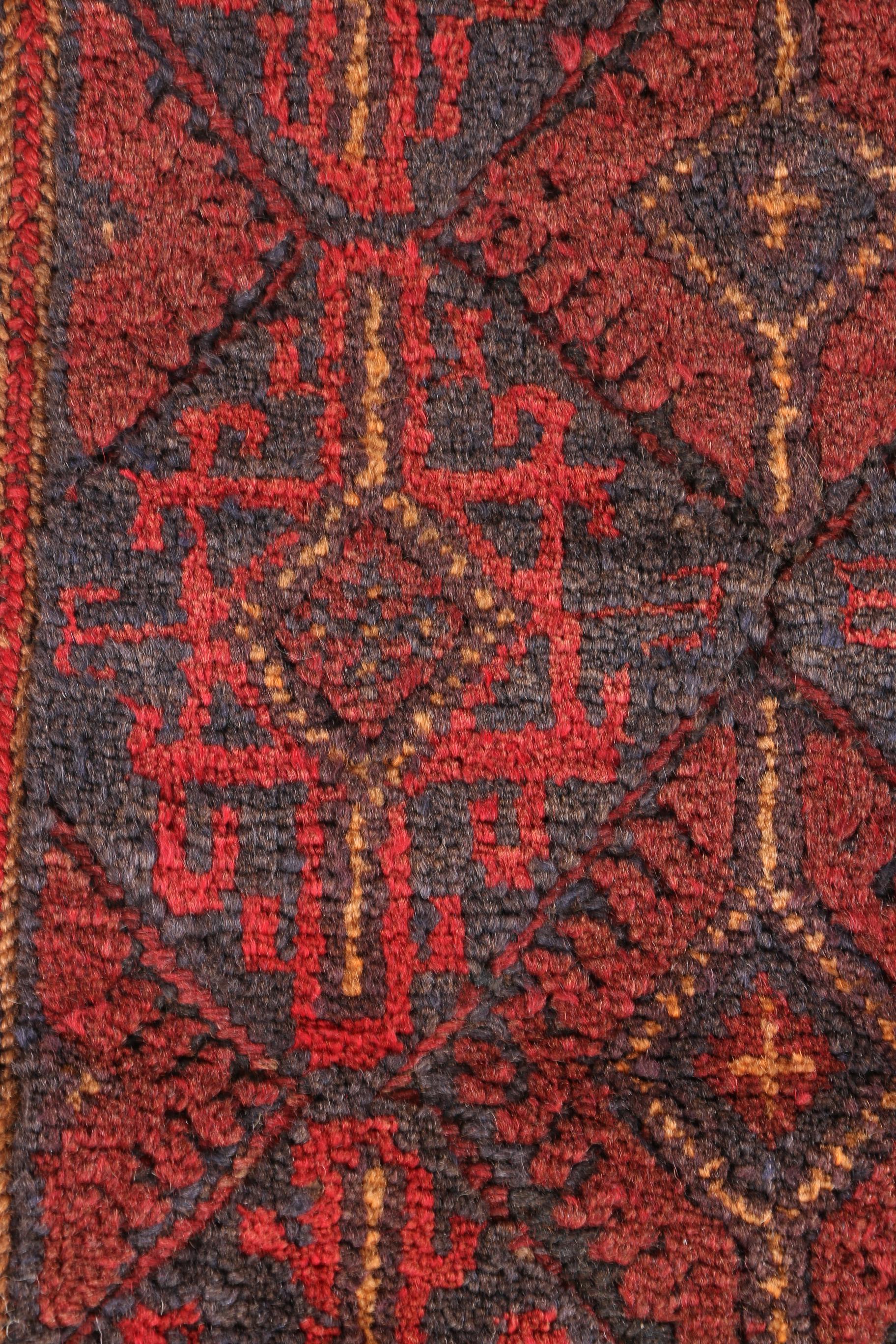 Hand-Knotted Baluch Carpet Runner