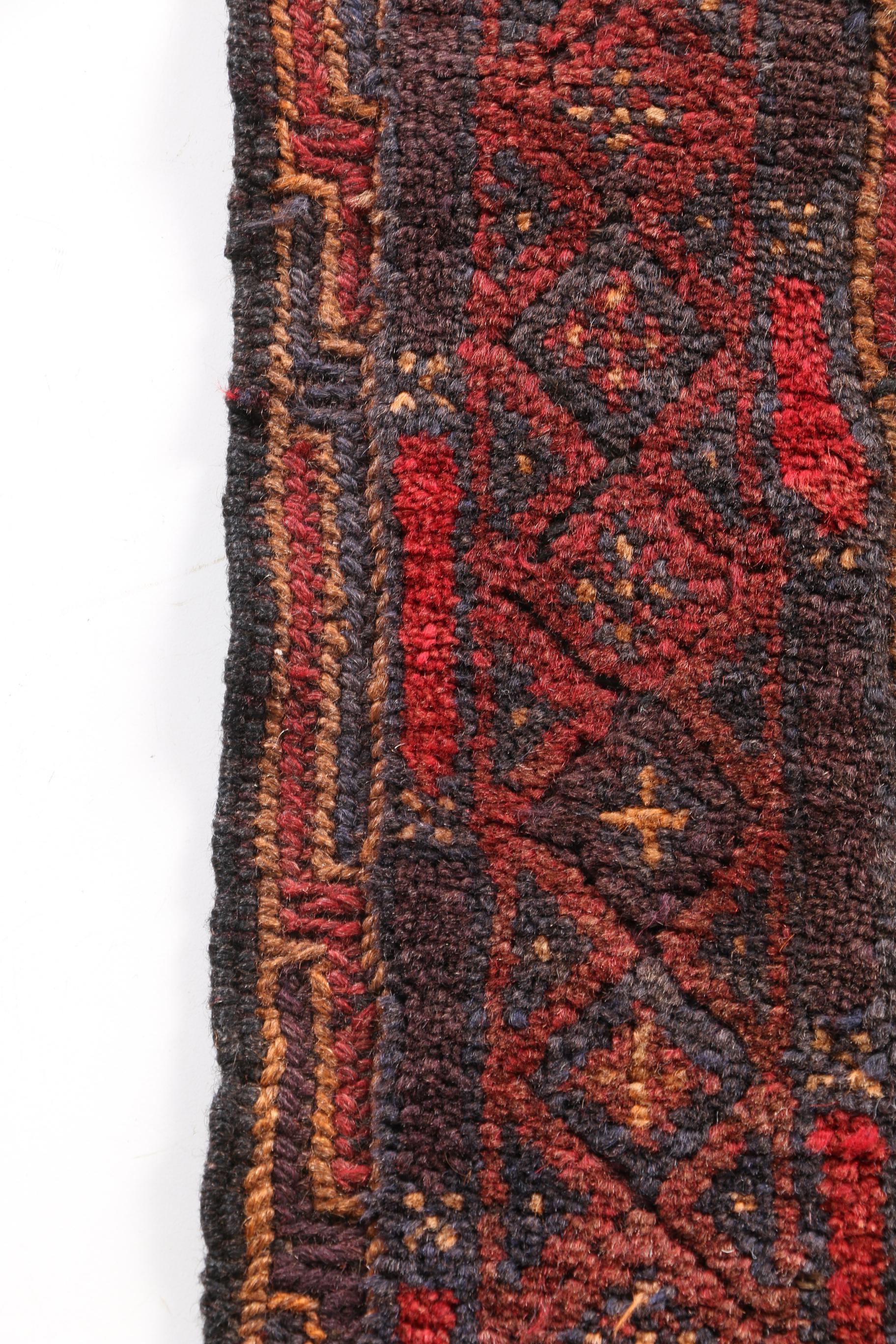 Hand-Knotted Baluch Carpet Runner