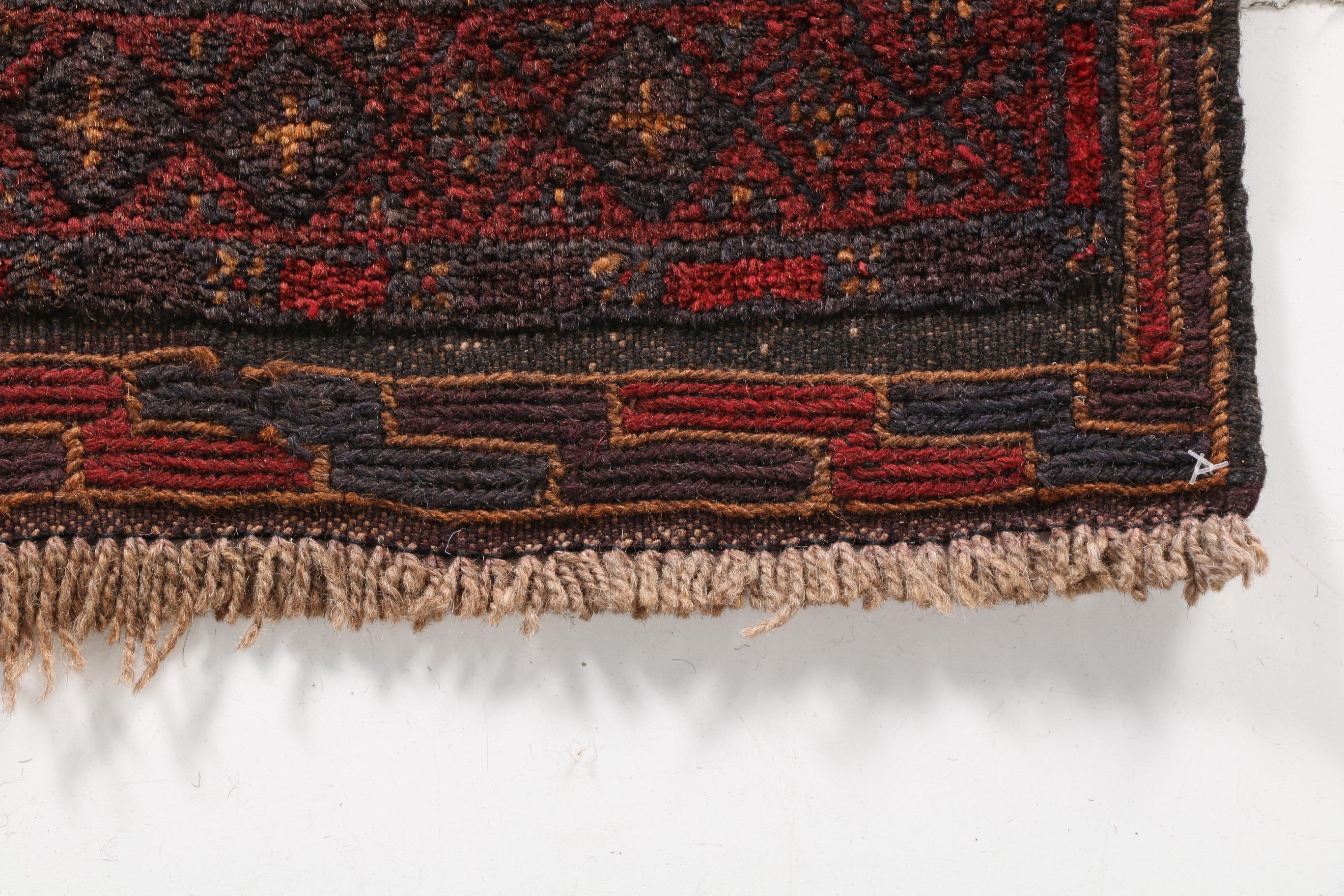 Hand-Knotted Baluch Carpet Runner