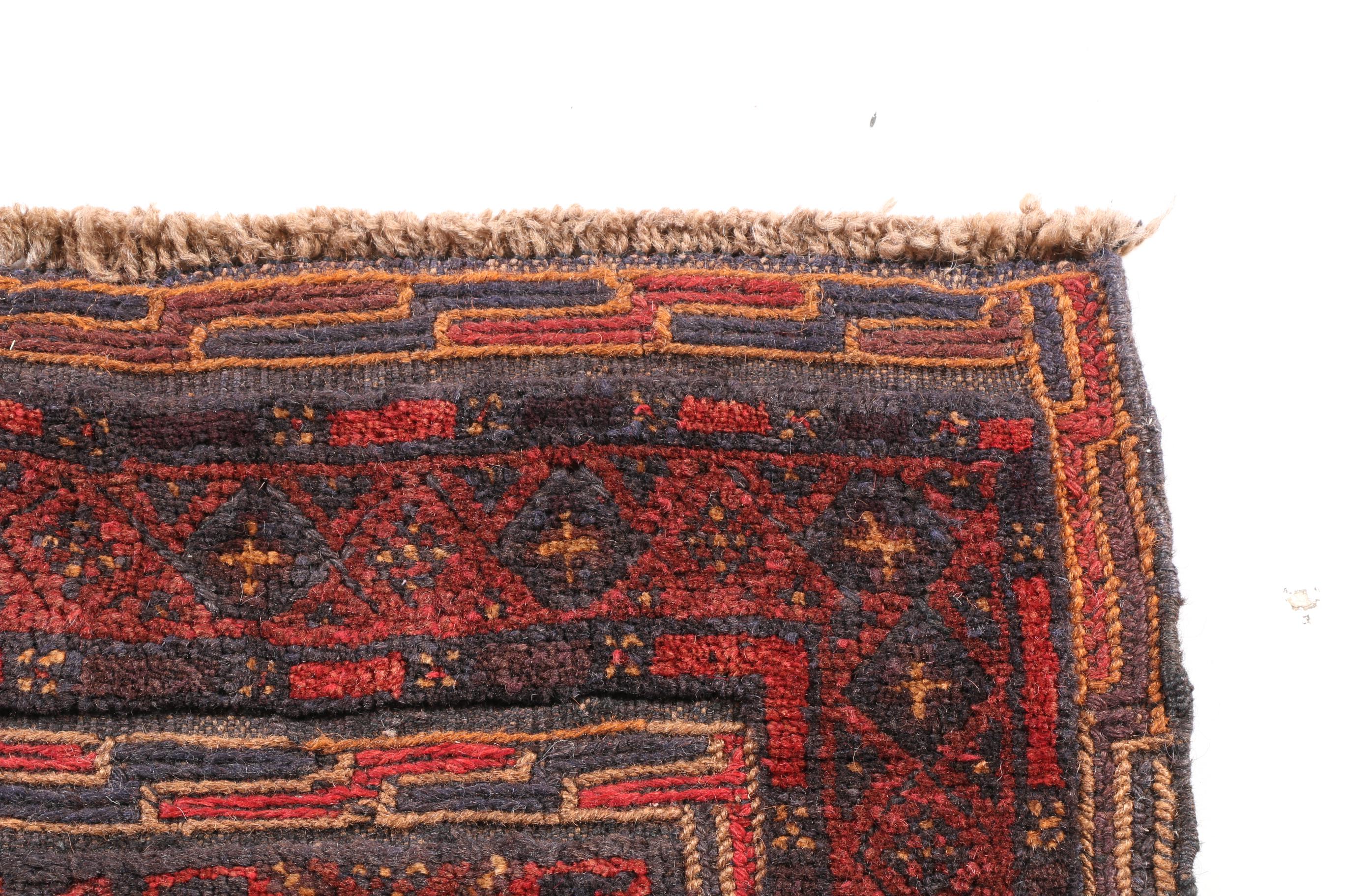 Hand-Knotted Baluch Carpet Runner