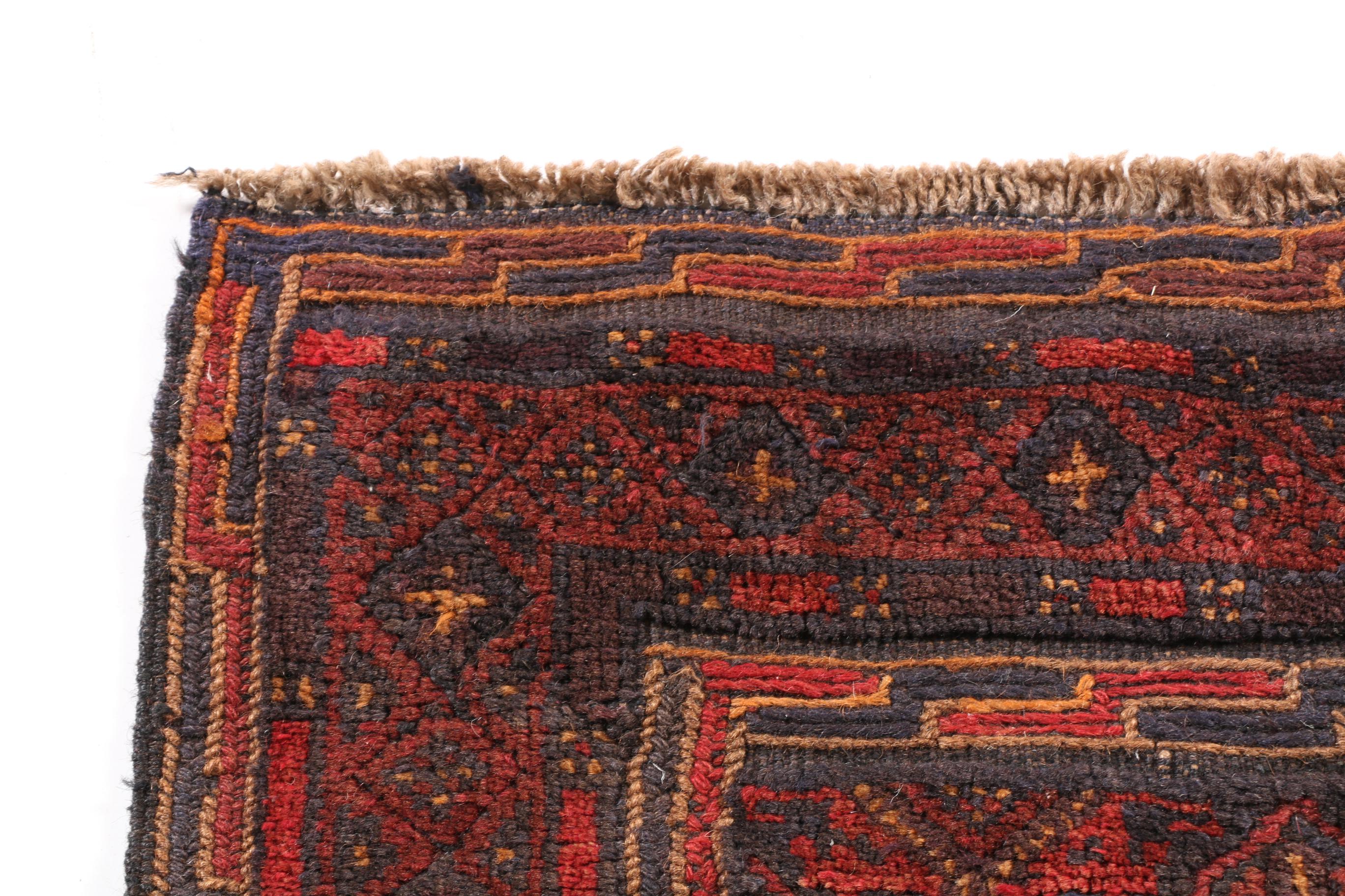 Hand-Knotted Baluch Carpet Runner