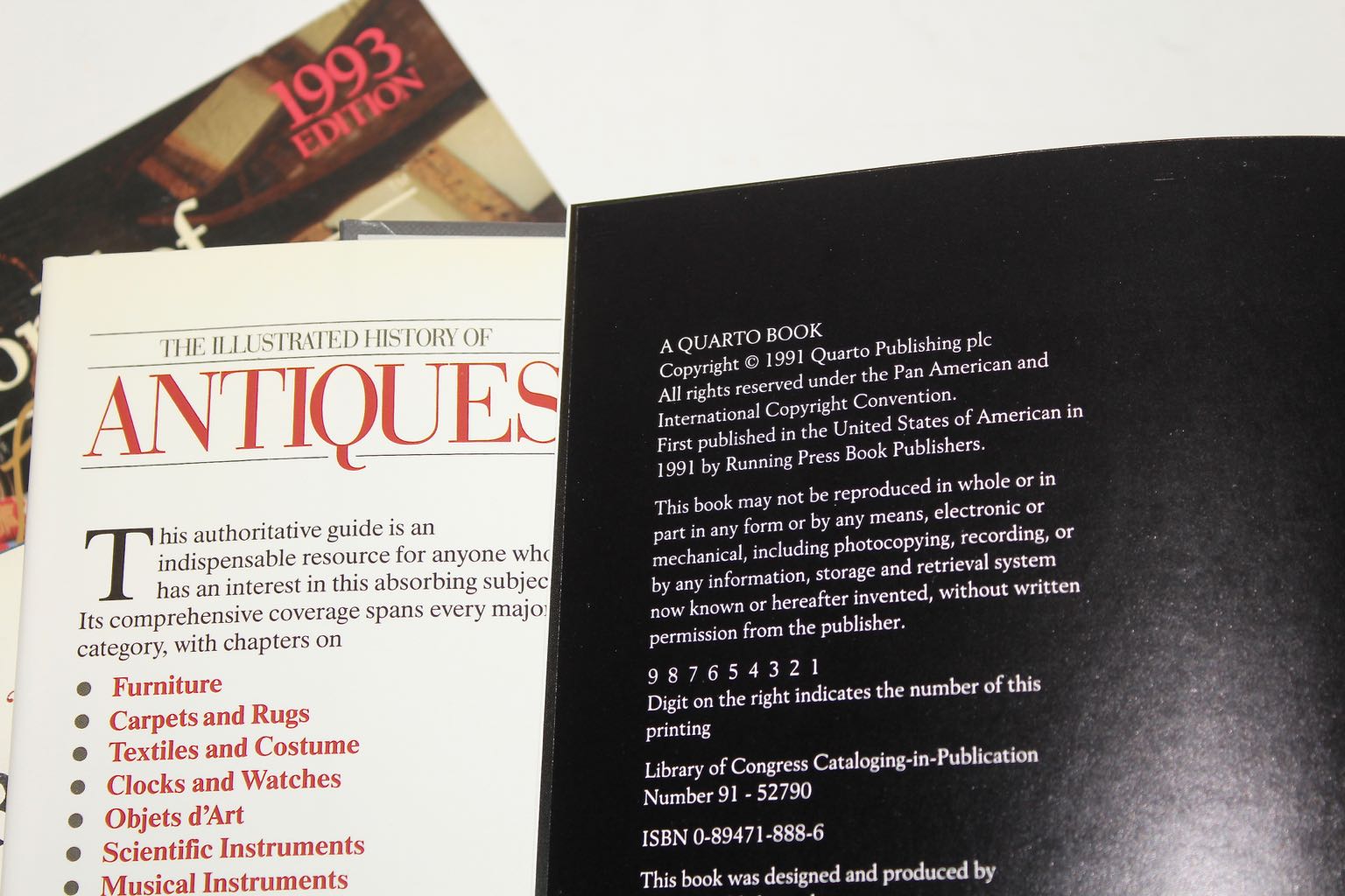 Antiques Reference and Restoration Books