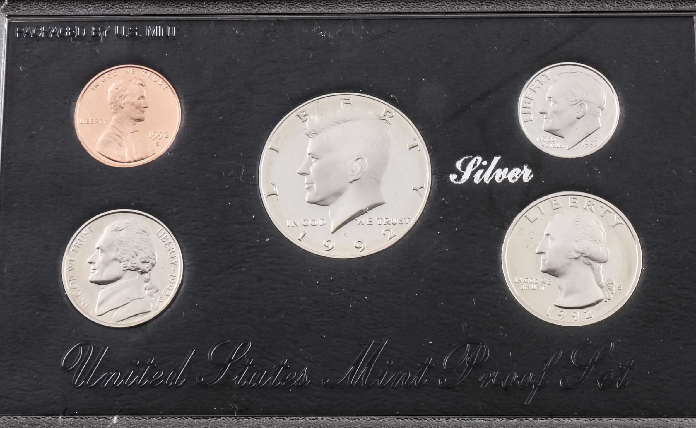 1992 U.S. Mint Premier Silver Proof Set
