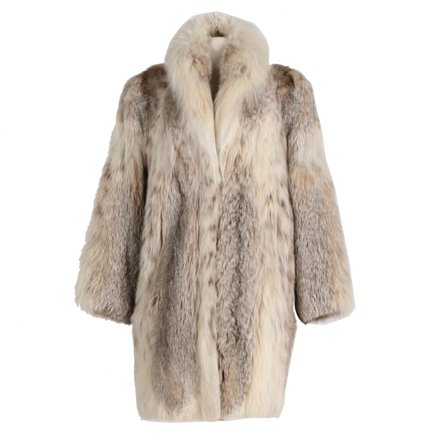Alfred Sung Lynx Fur Coat