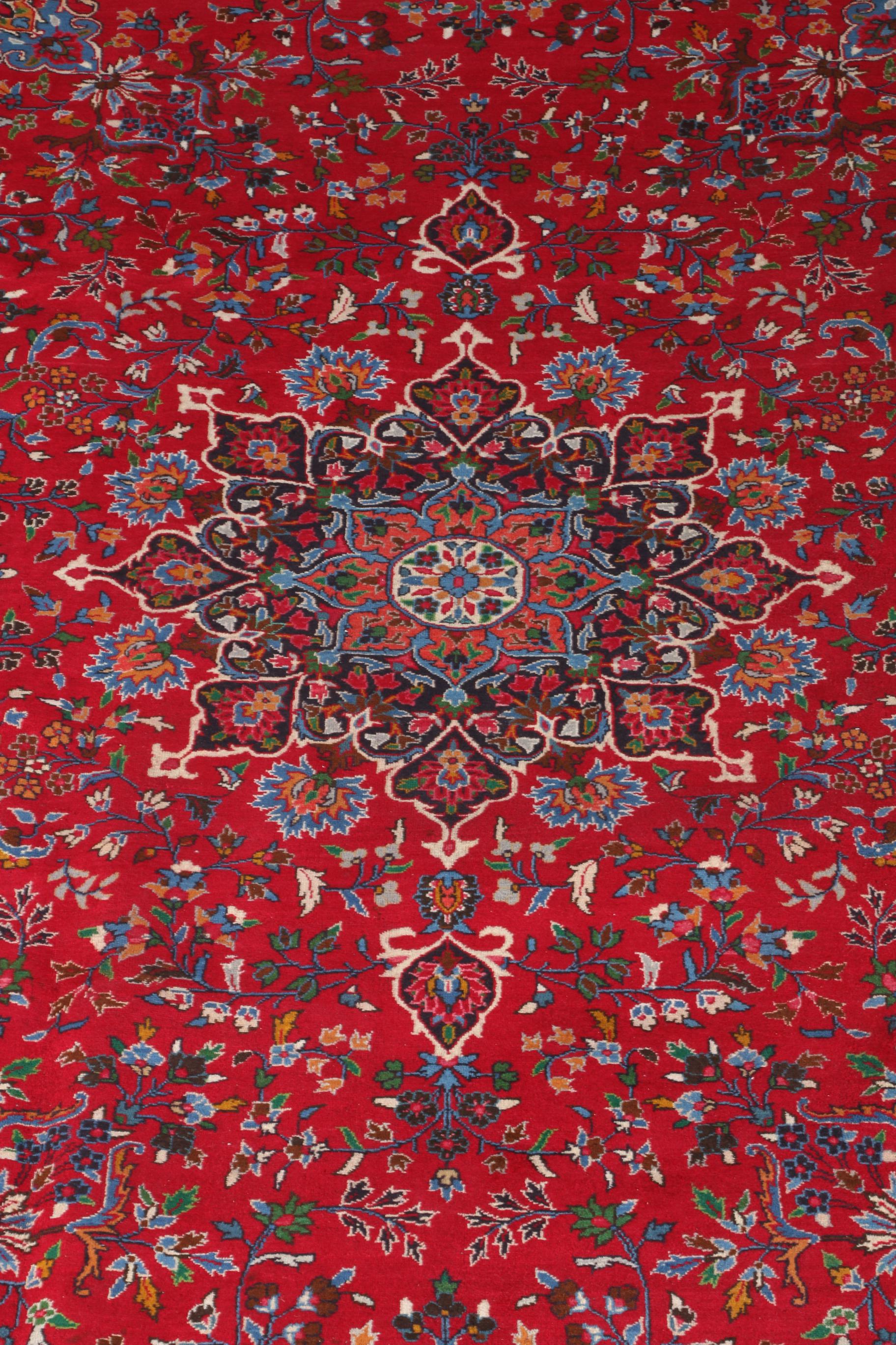 Hand-Knotted Persian Wool Area Rug