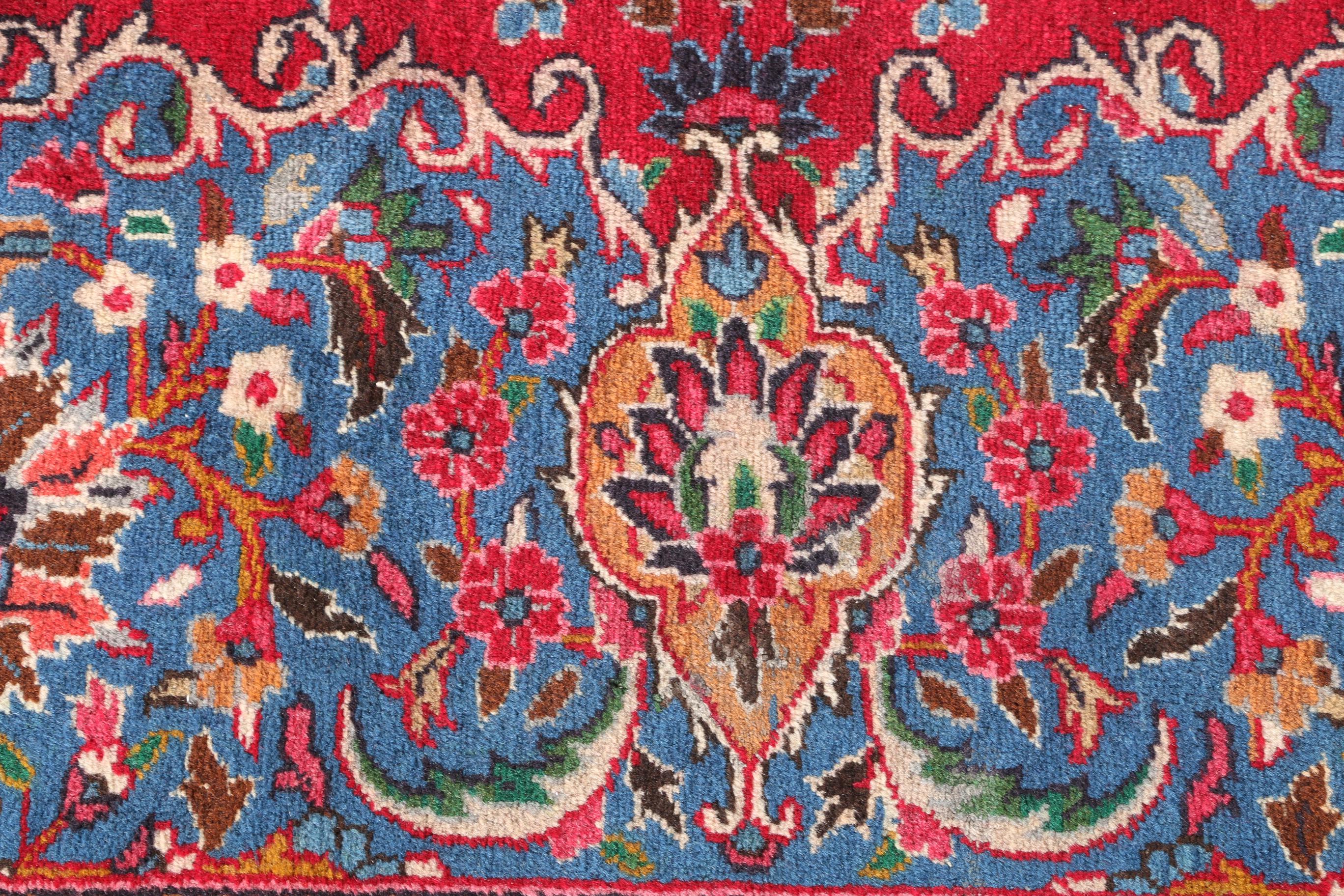 Hand-Knotted Persian Wool Area Rug