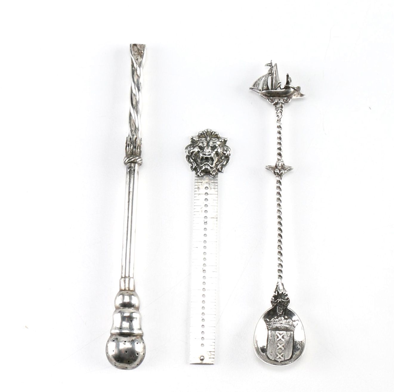 Sterling and 800 Silver Items Featuring Theodore W. Foster & Bro.