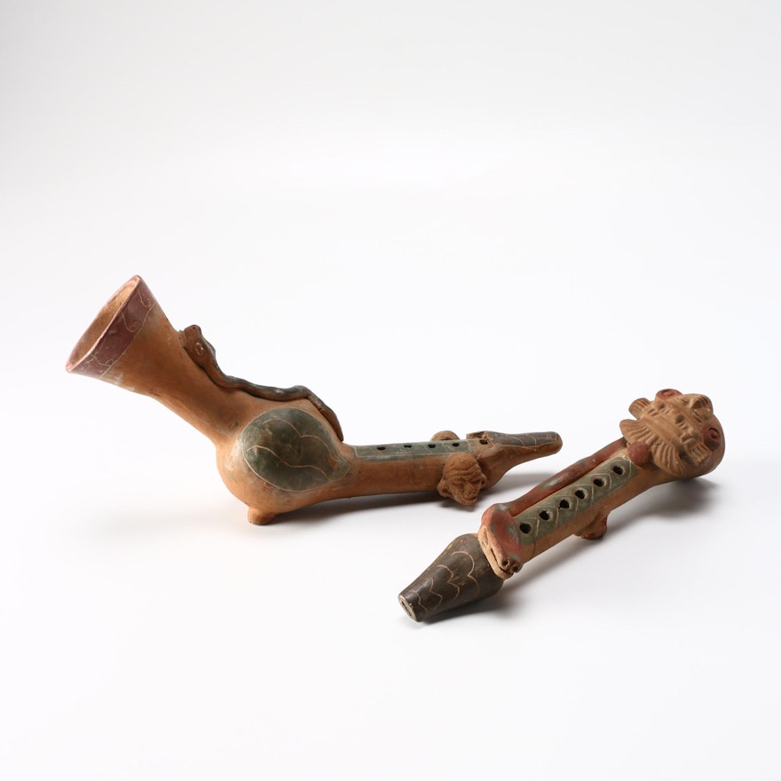 Handmade Terracotta Flutes