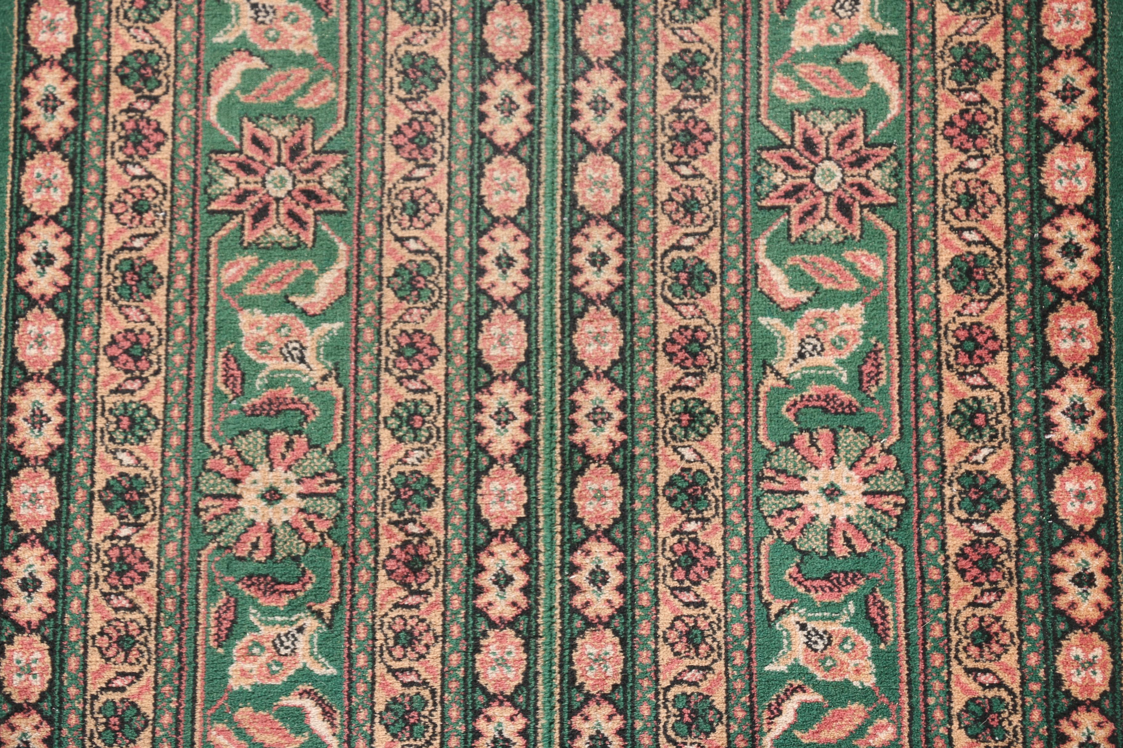 Machine Made Floral Print Carpet Runners