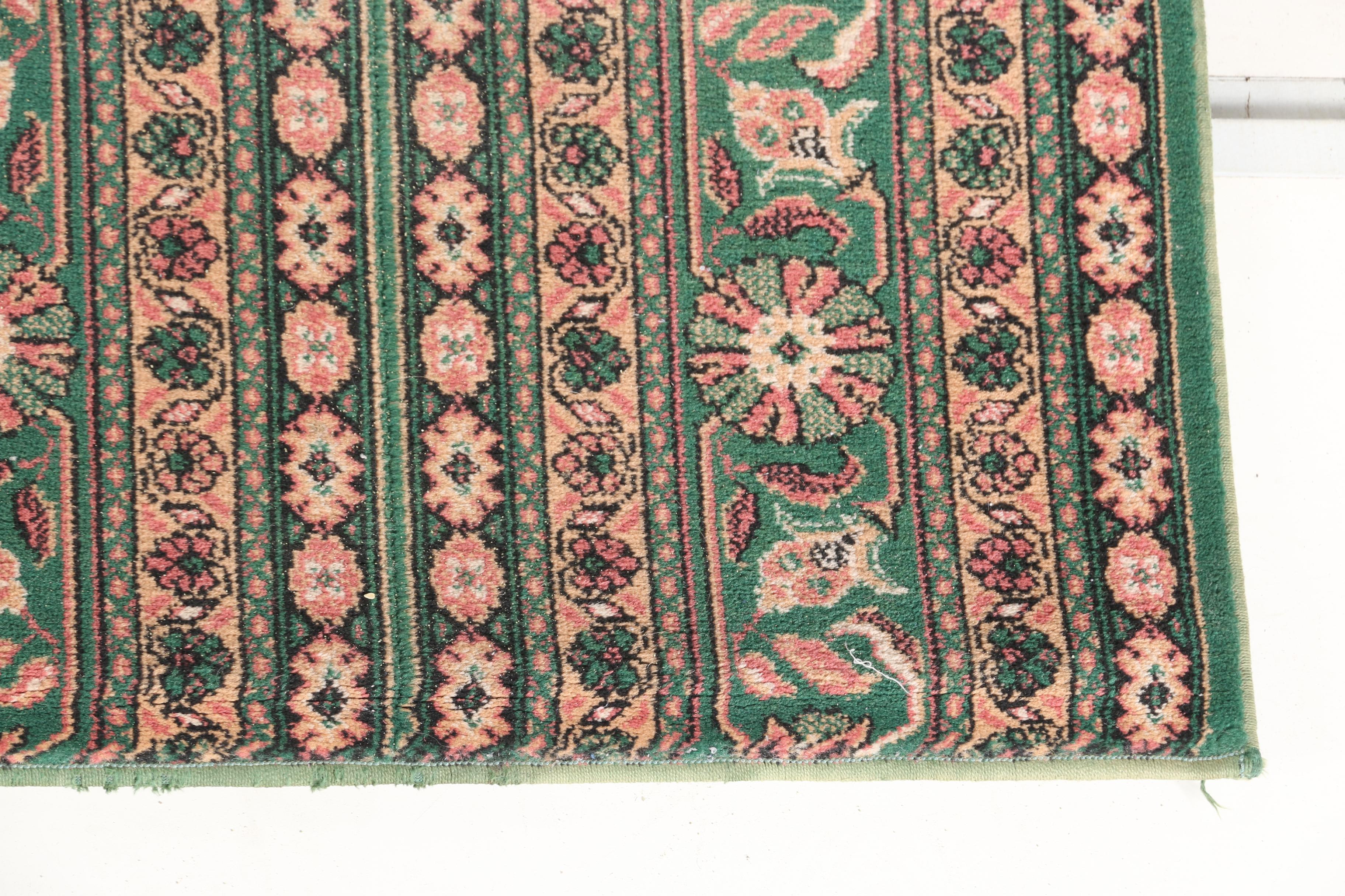 Machine Made Floral Print Carpet Runners