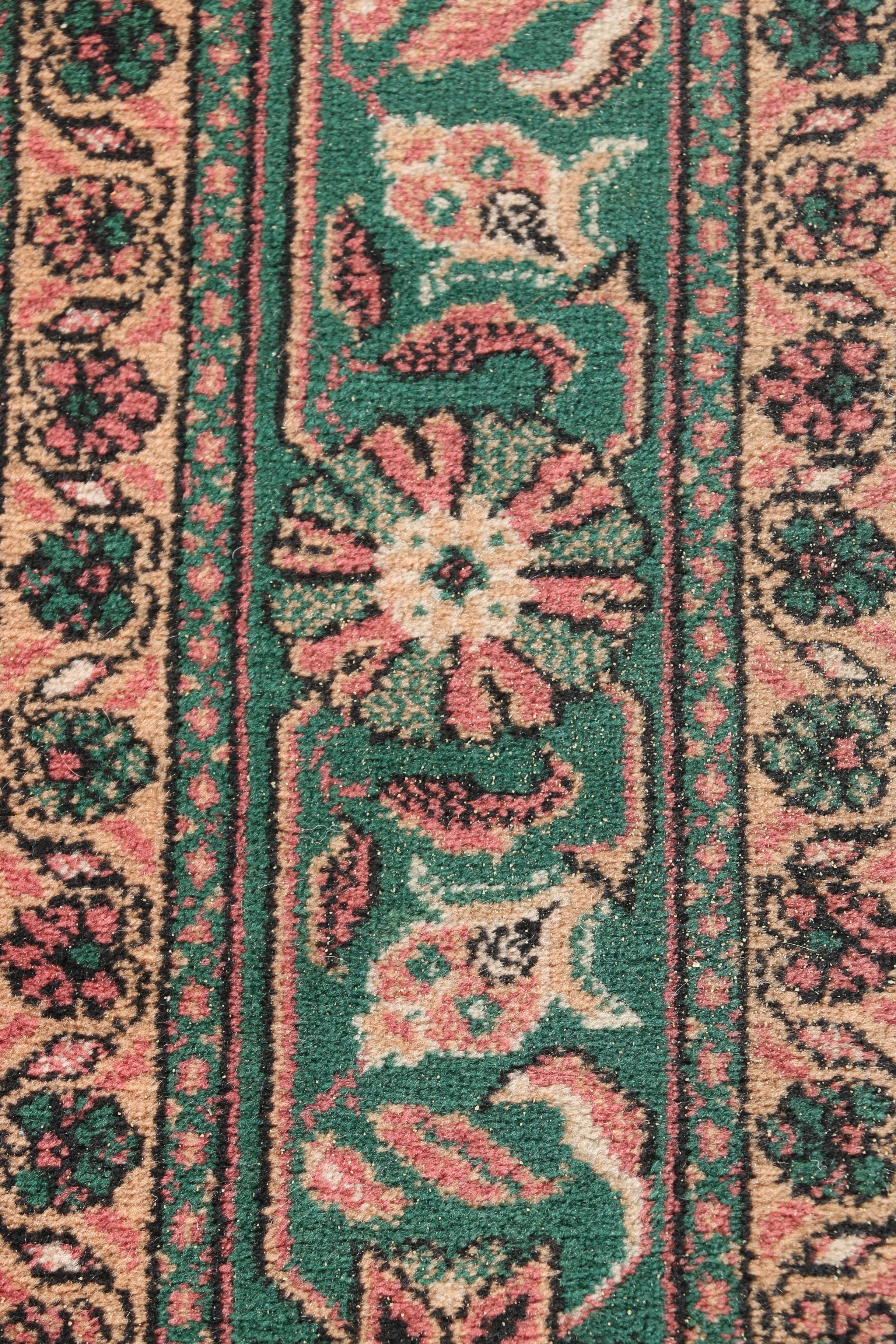 Machine Made Floral Print Carpet Runners
