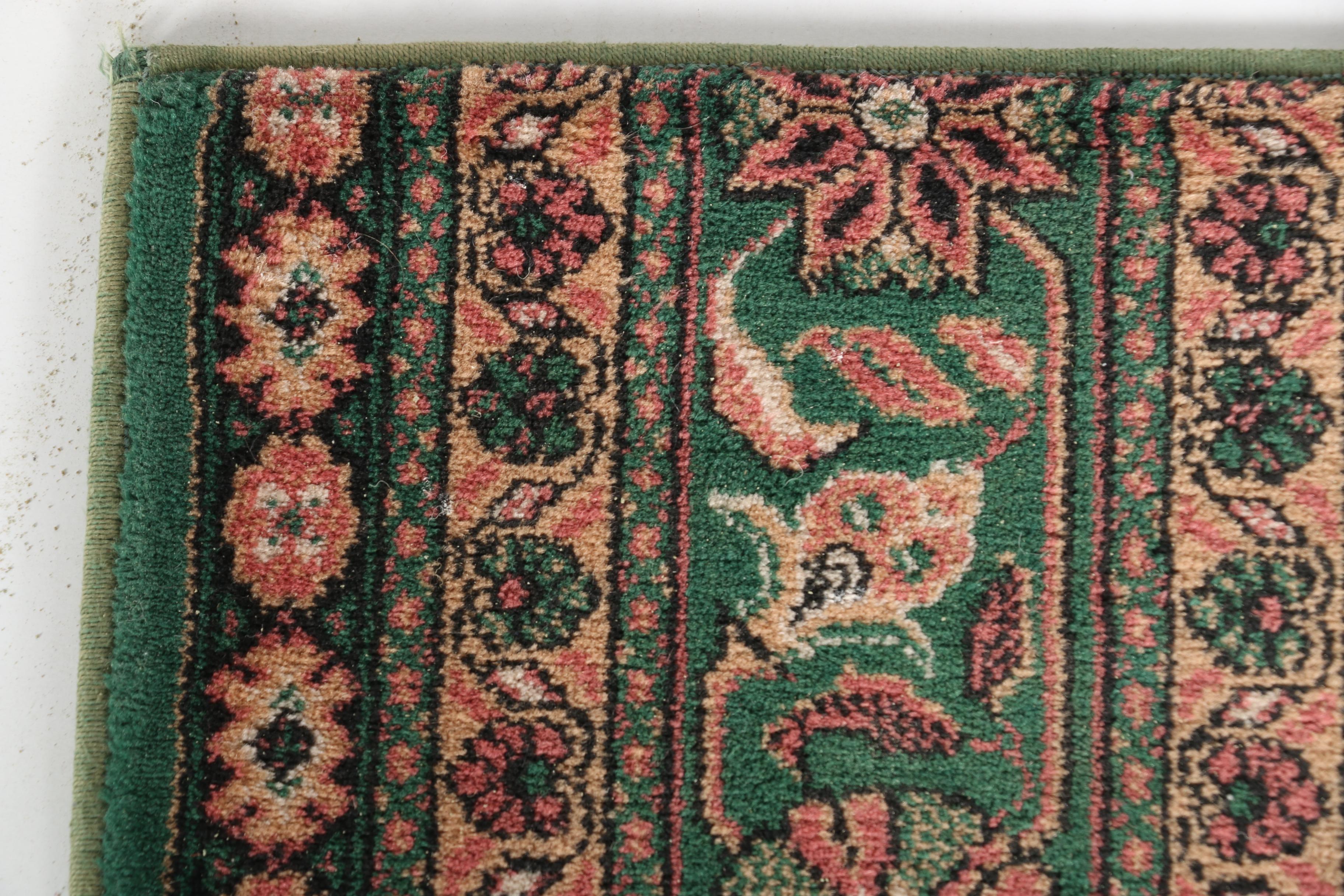 Machine Made Floral Print Carpet Runners