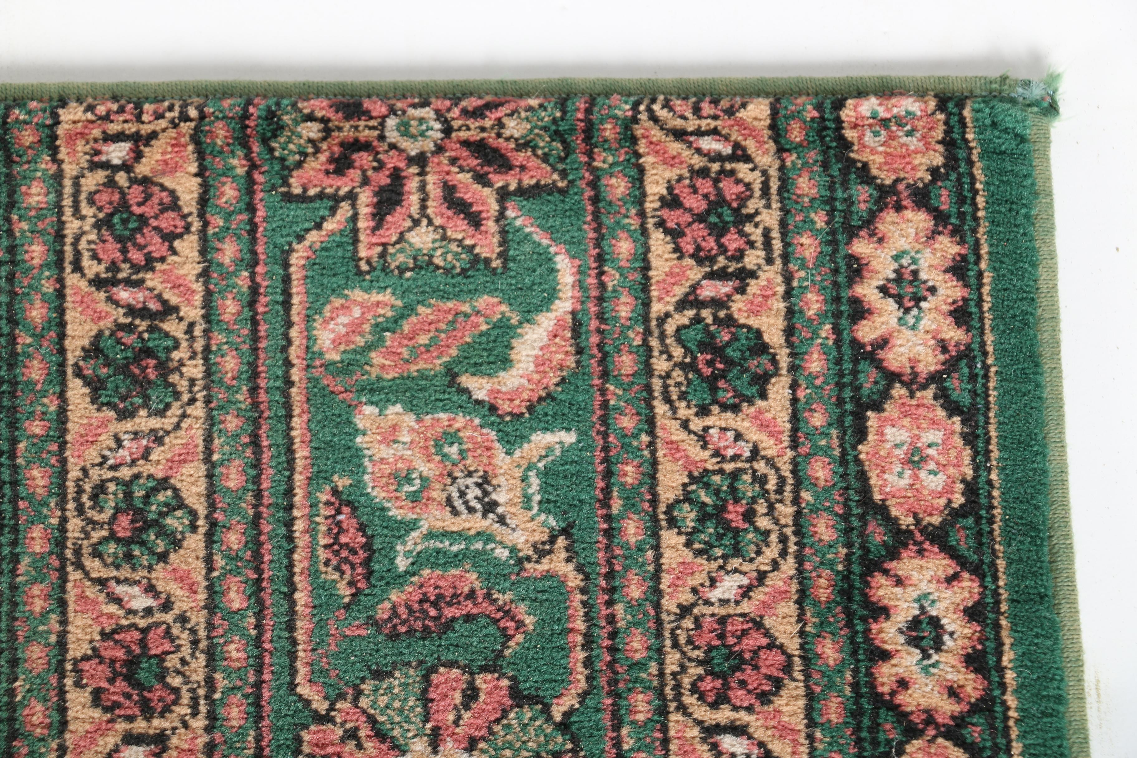 Machine Made Floral Print Carpet Runners