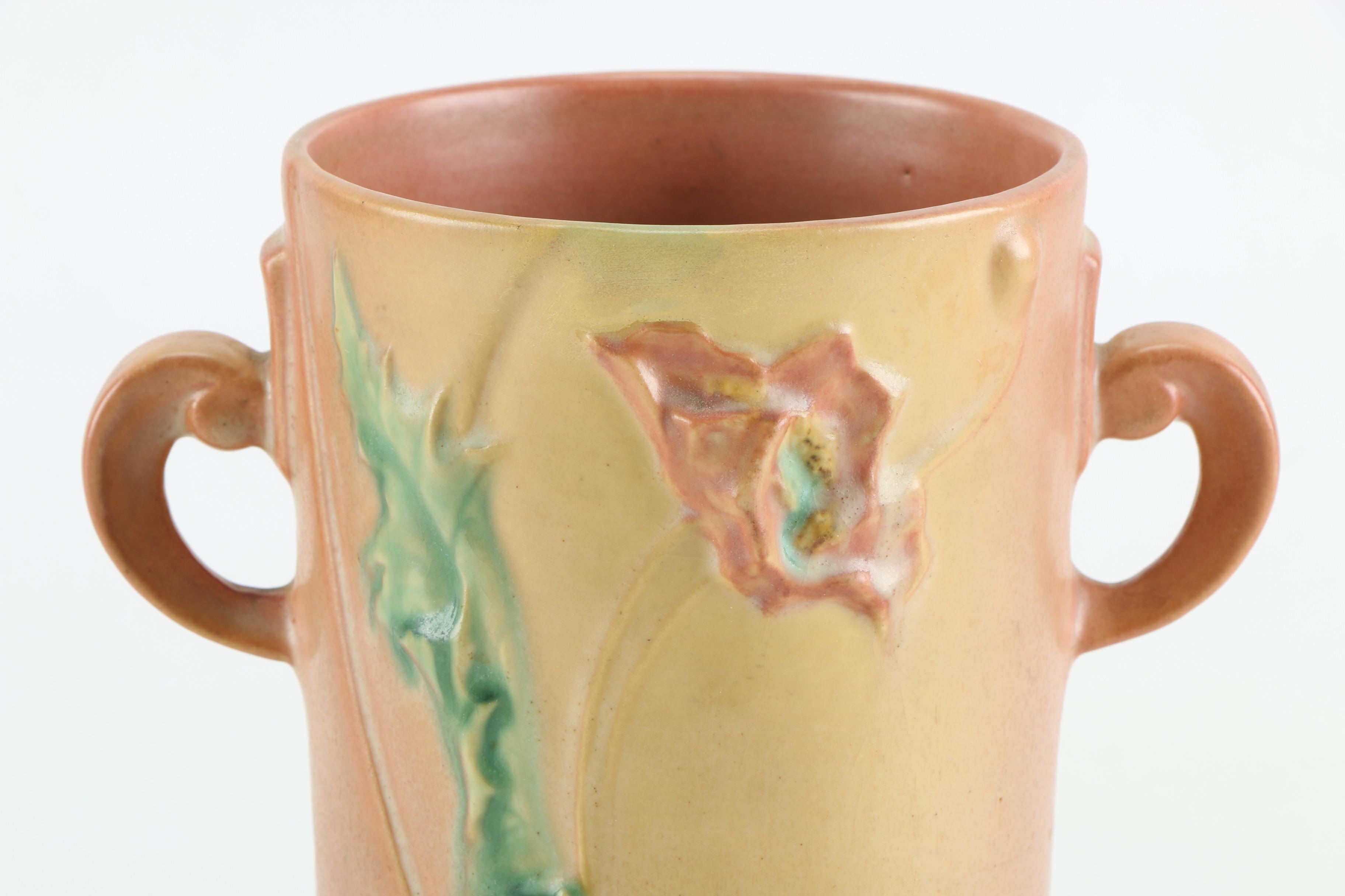 Roseville "Poppy" Vase