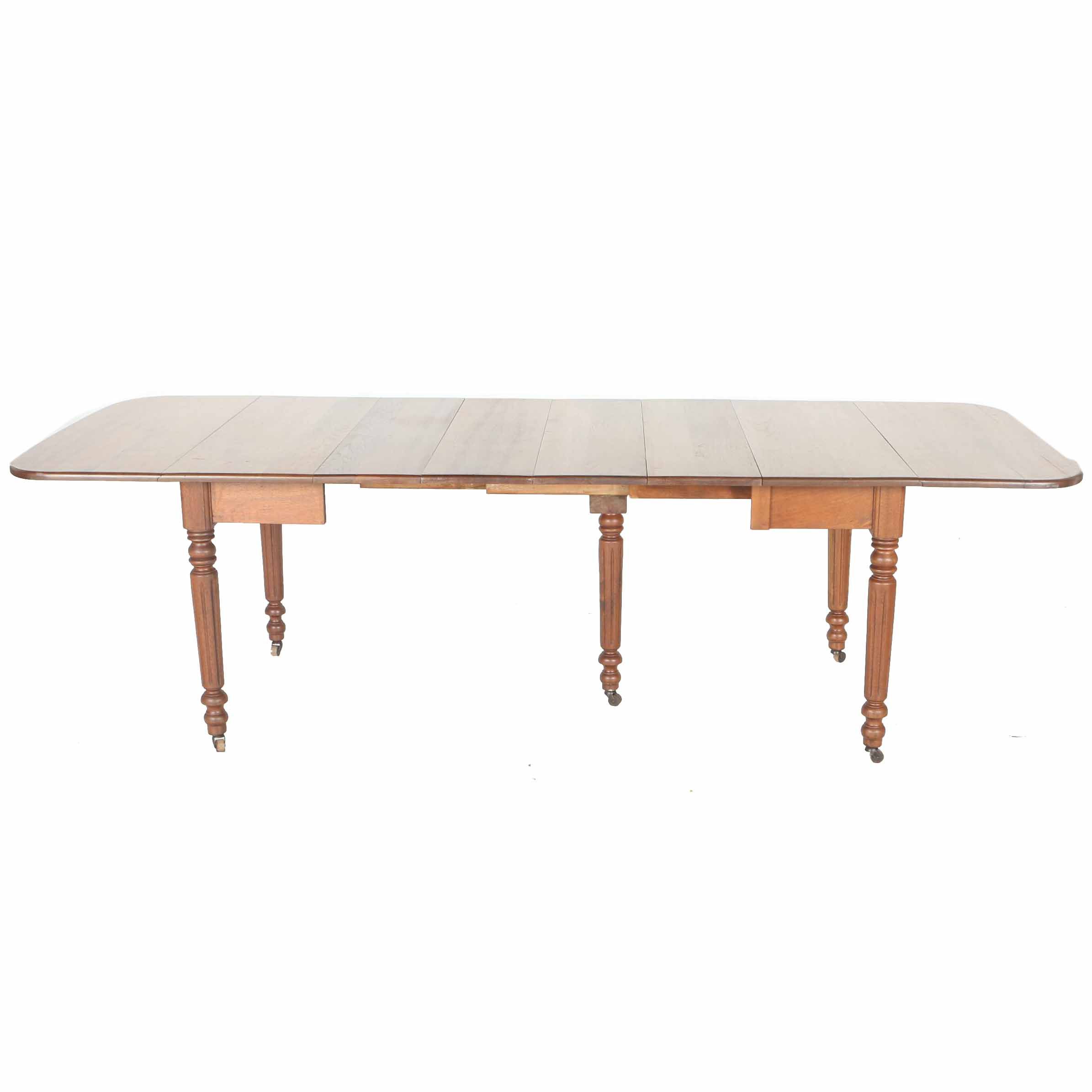Drop Leaf Walnut Dining Table