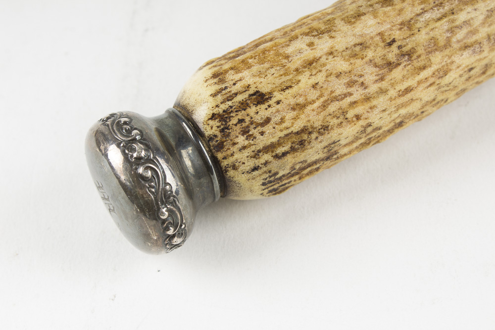 Antler Handled Monogrammed Meat Carving Tools