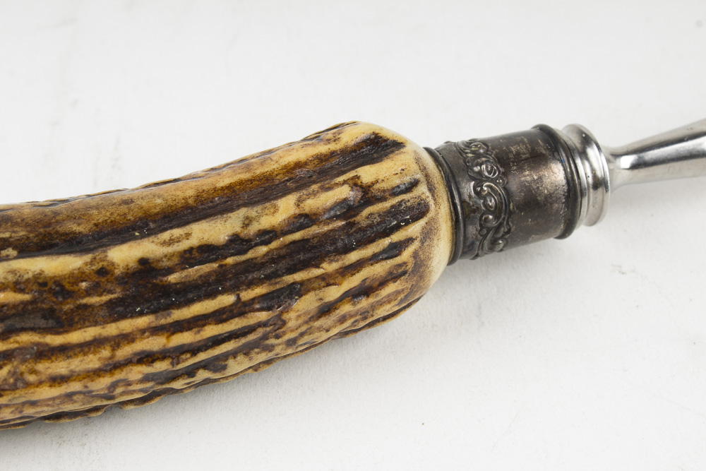 Antler Handled Monogrammed Meat Carving Tools