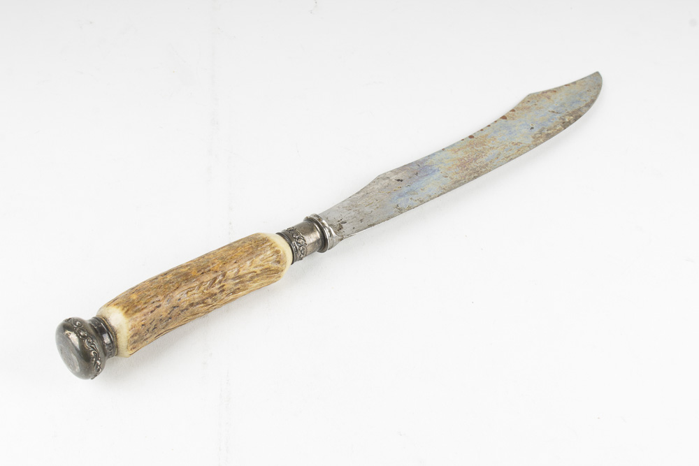 Antler Handled Monogrammed Meat Carving Tools