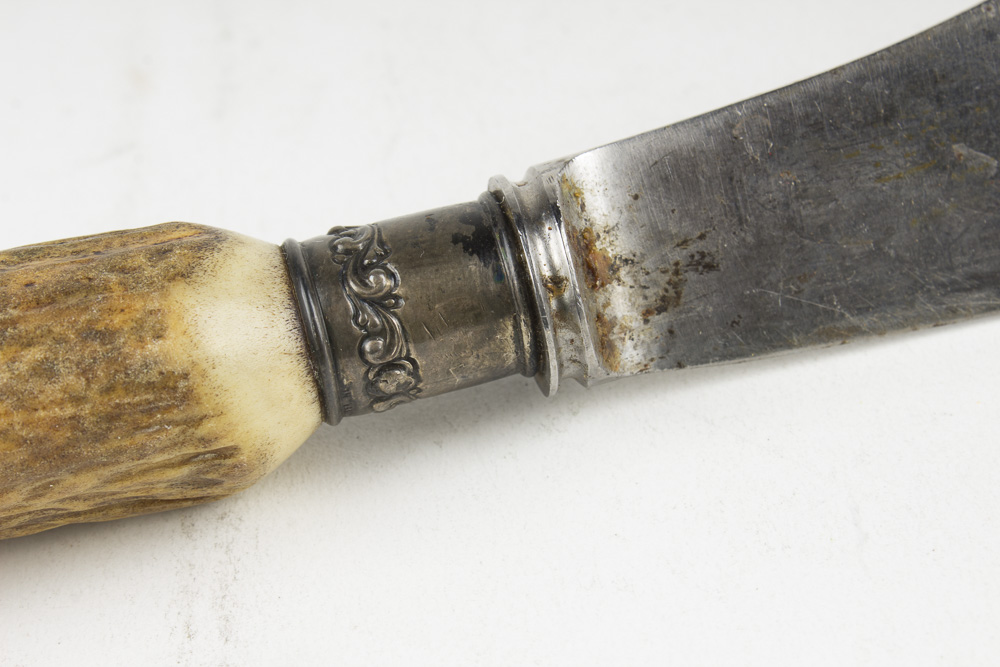 Antler Handled Monogrammed Meat Carving Tools