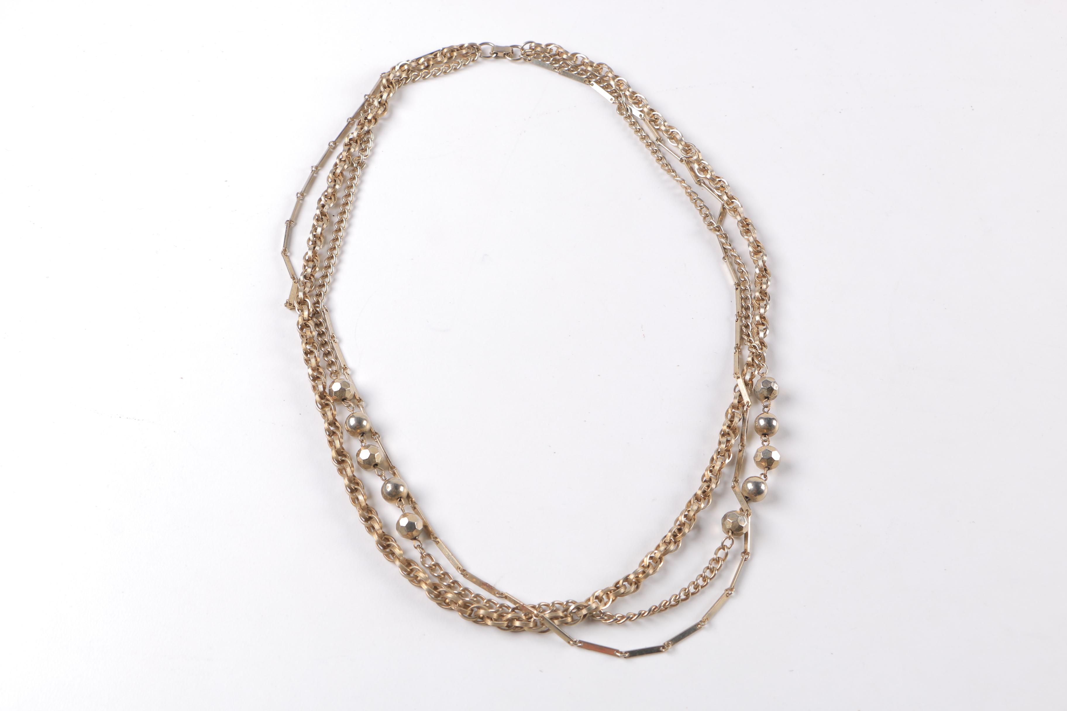 Gold Tone Costume Jewelry