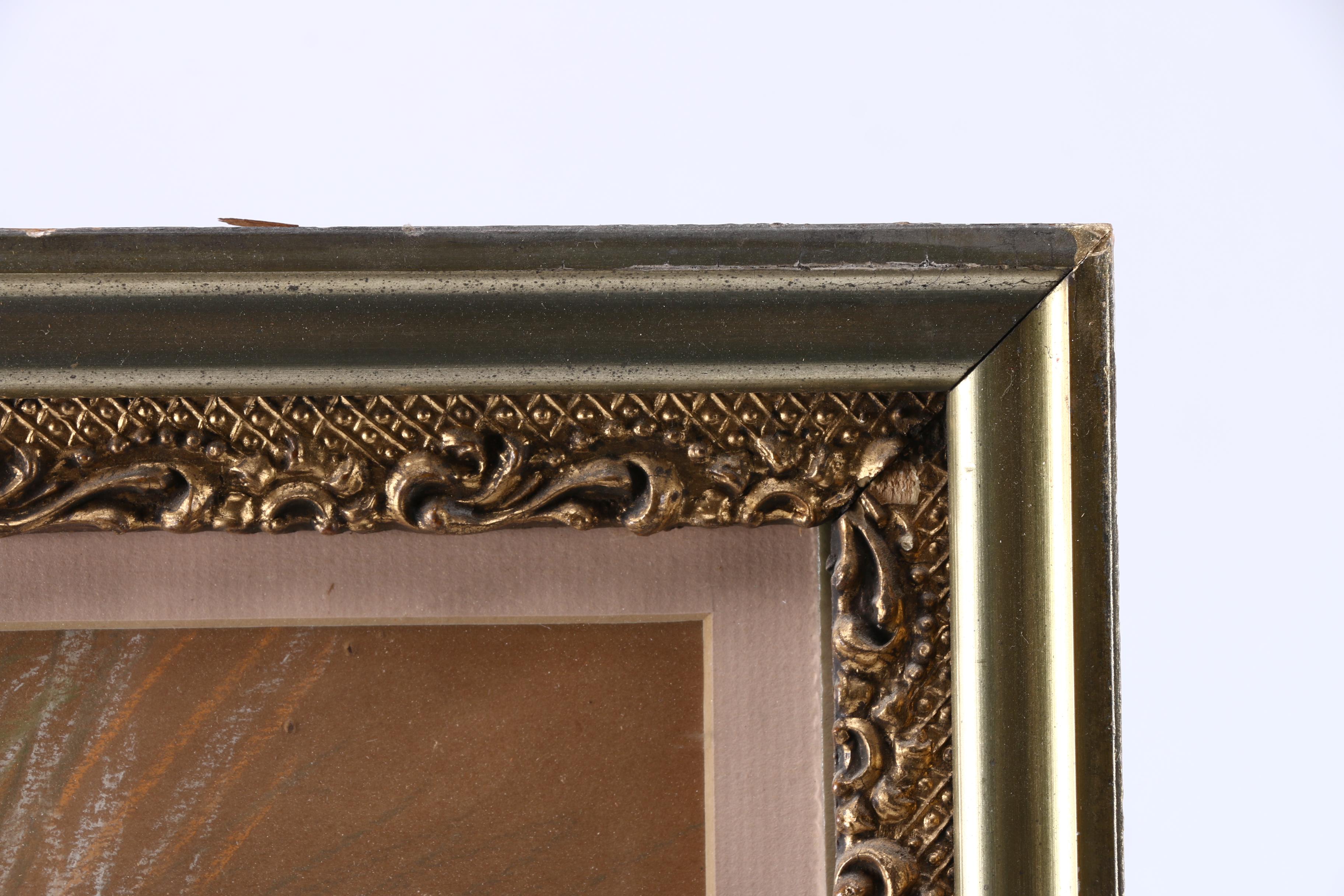 Vincent Nesbert Pastel Drawing of Figure Study