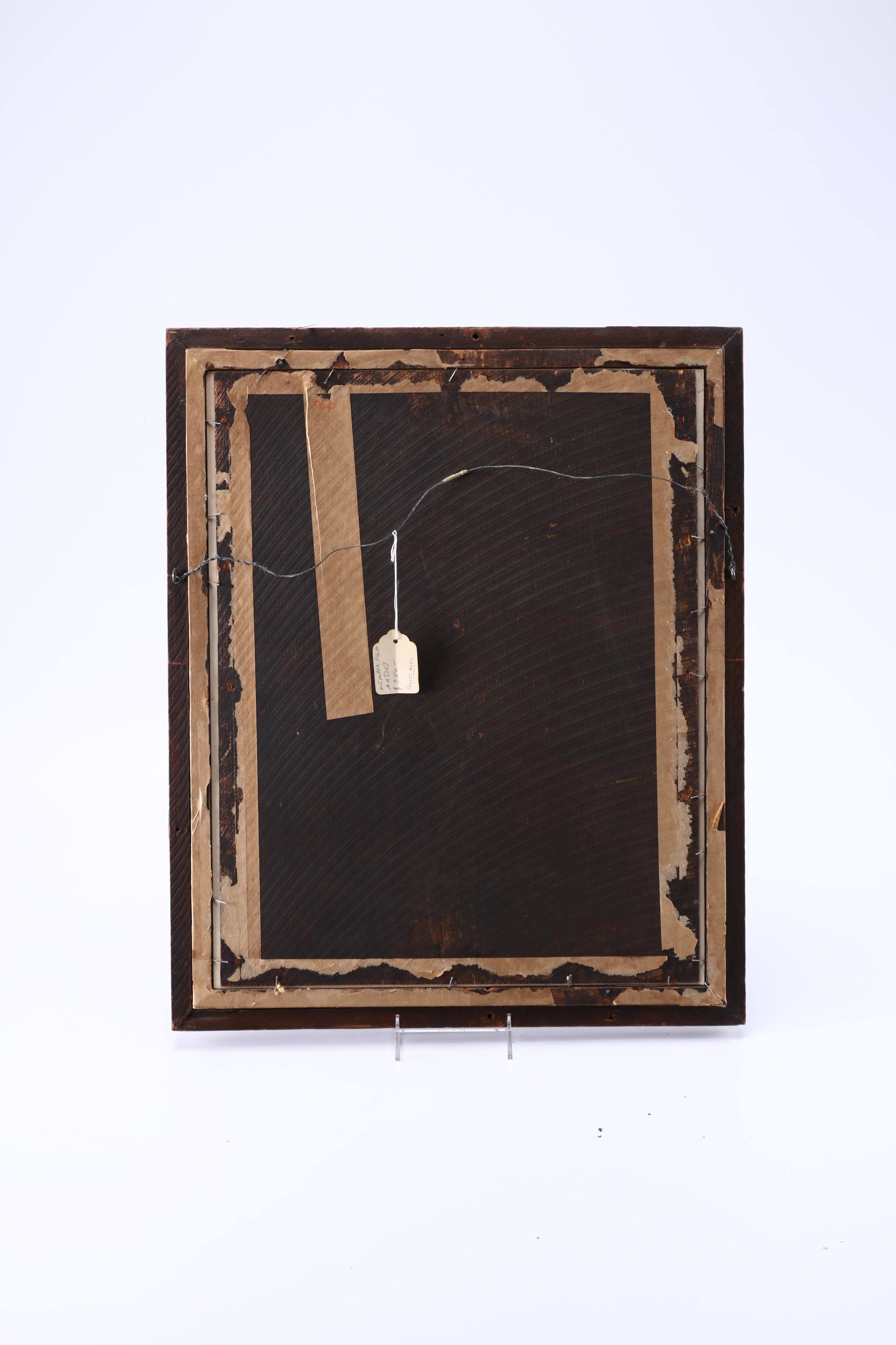 Vincent Nesbert Pastel Drawing of Figure Study