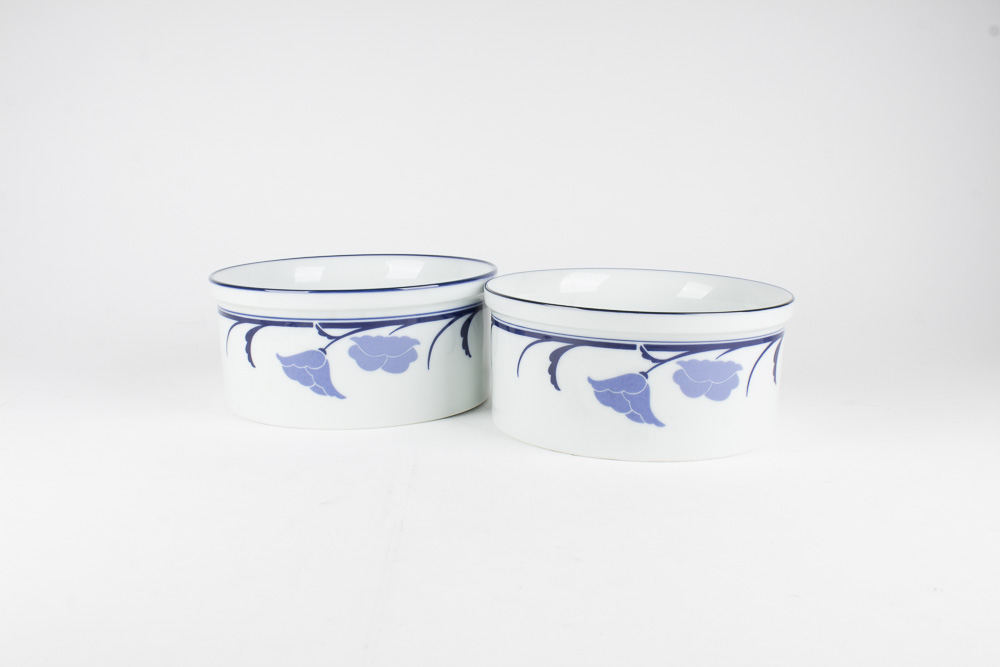 Dansk Blue Belles Fleurs Bakeware