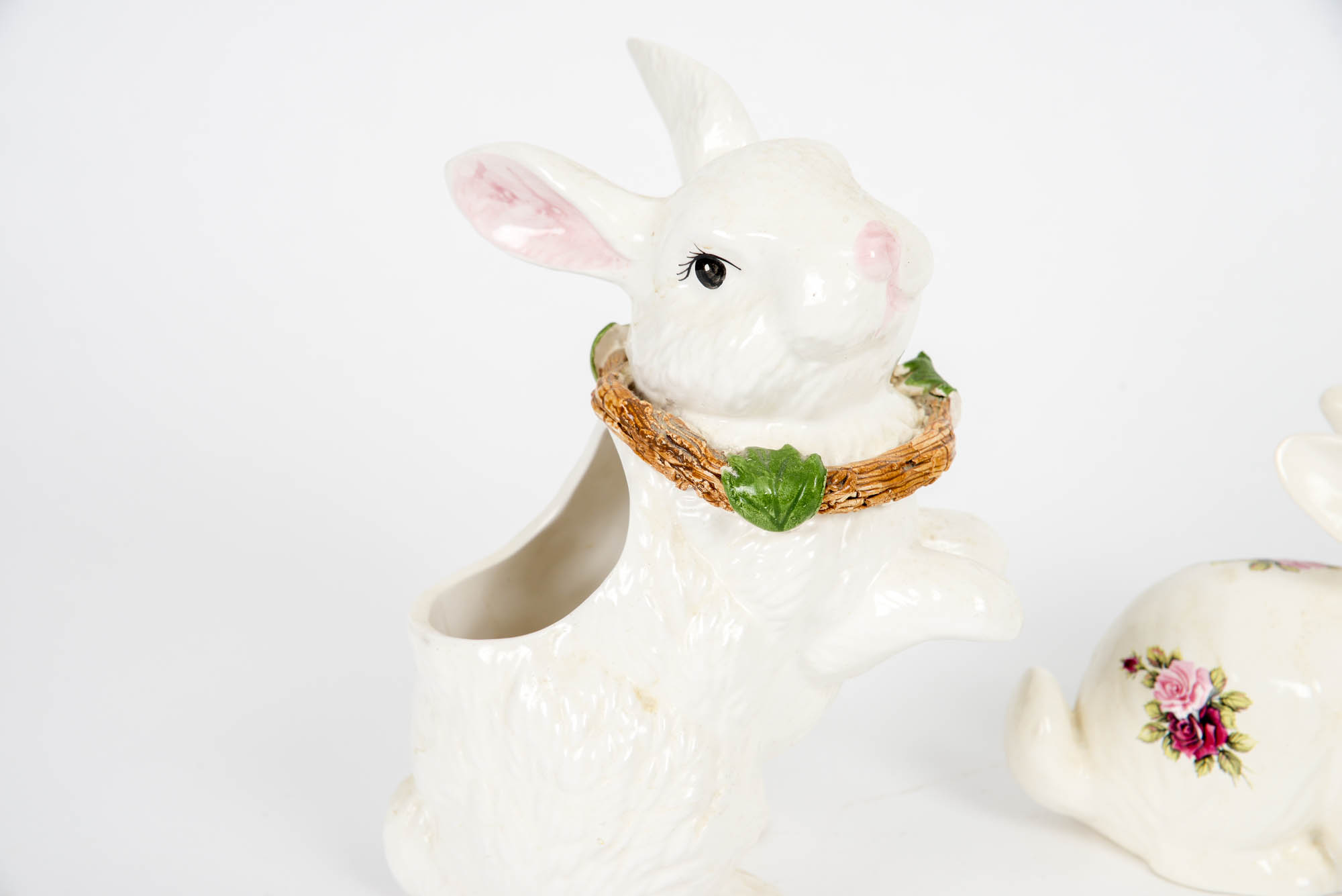 Collection of Easter Decor including Fitz and Floyd