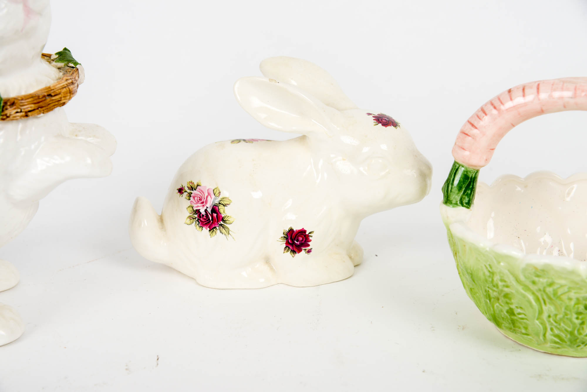 Collection of Easter Decor including Fitz and Floyd