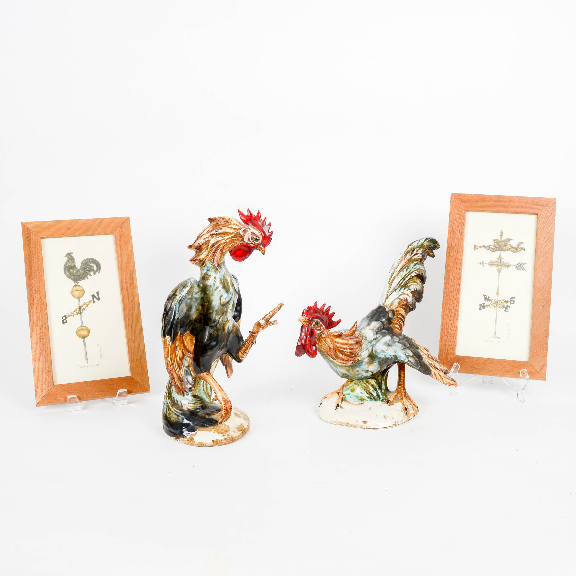 Intrada Italian Fighting Roosters and Western Prints