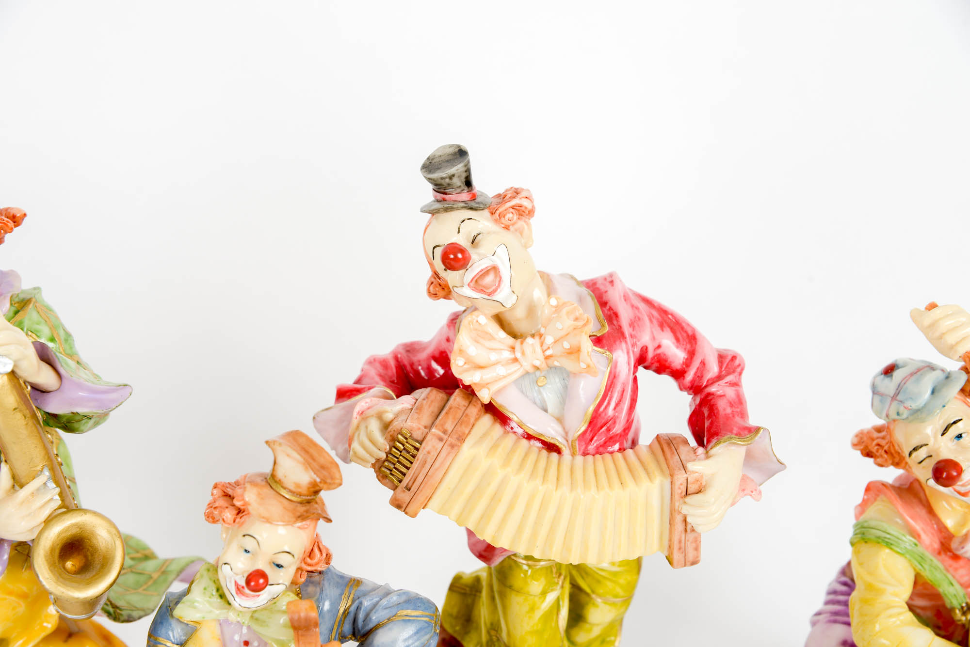 Collection of Resin Painted Clowns