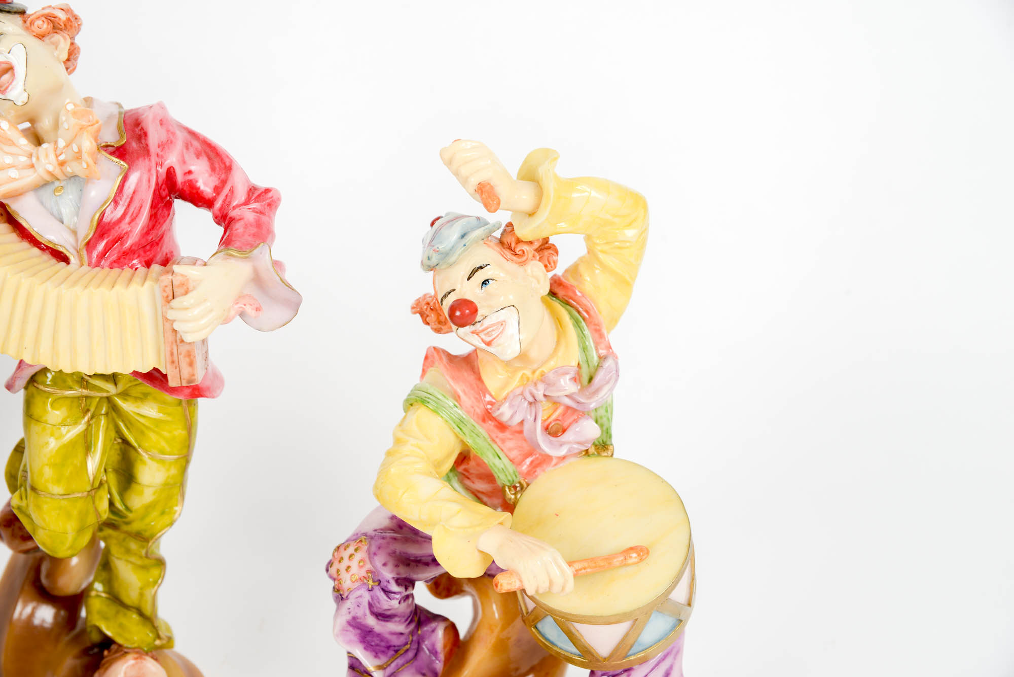Collection of Resin Painted Clowns