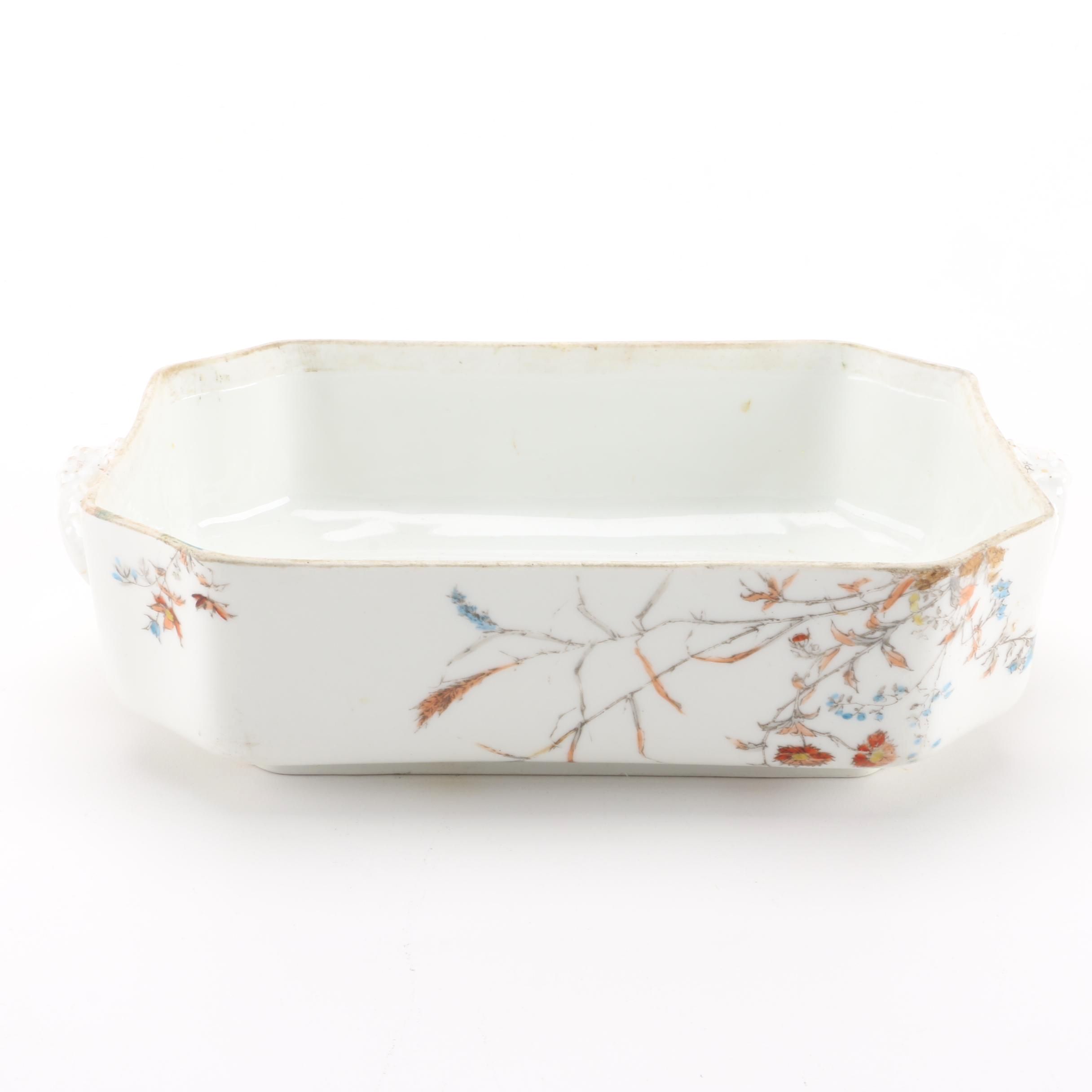 Antique Haviland Limoges Porcelain Serving Dish