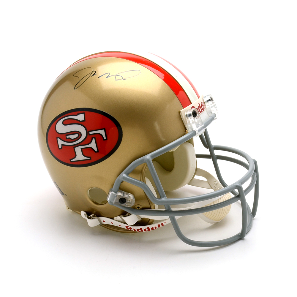 Joe Montana Signed Helmet  Visual COA