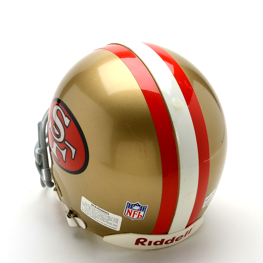 Joe Montana Signed Helmet  Visual COA