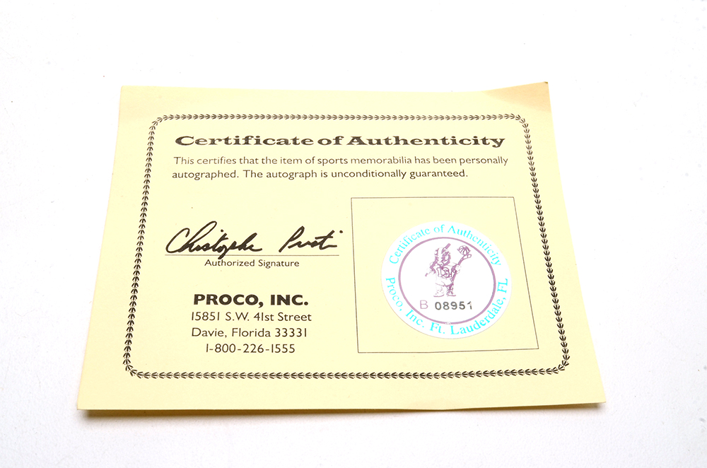 Joe Montana Signed Helmet  Visual COA