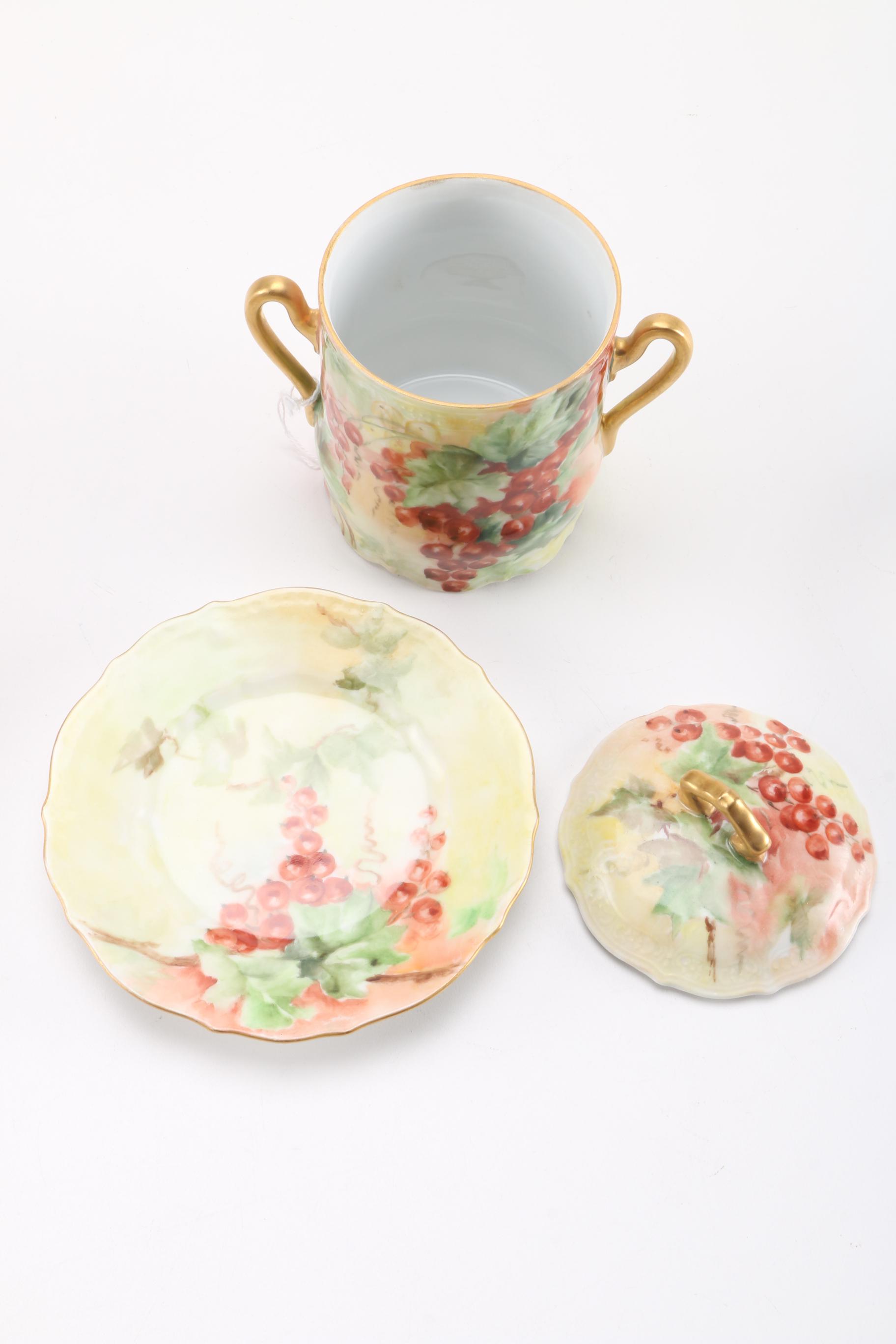 Franciscan Gravy Boat and Haviland Limoges Teacup