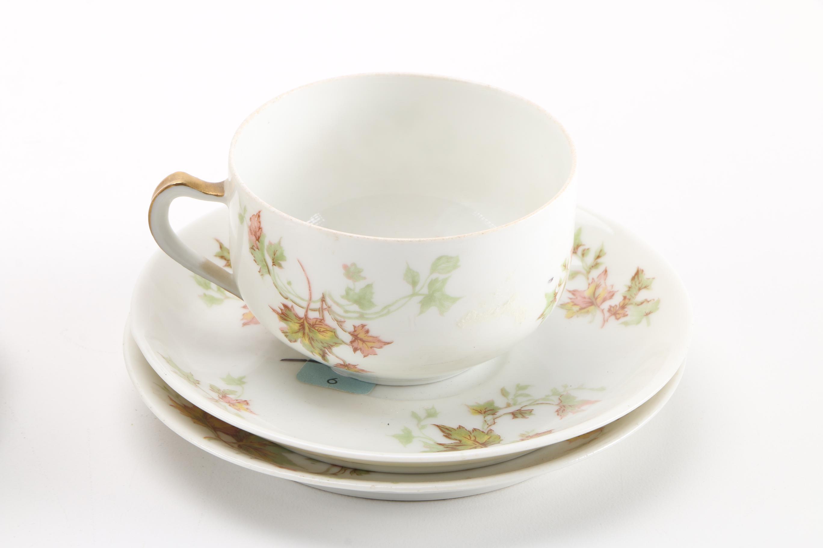 Franciscan Gravy Boat and Haviland Limoges Teacup