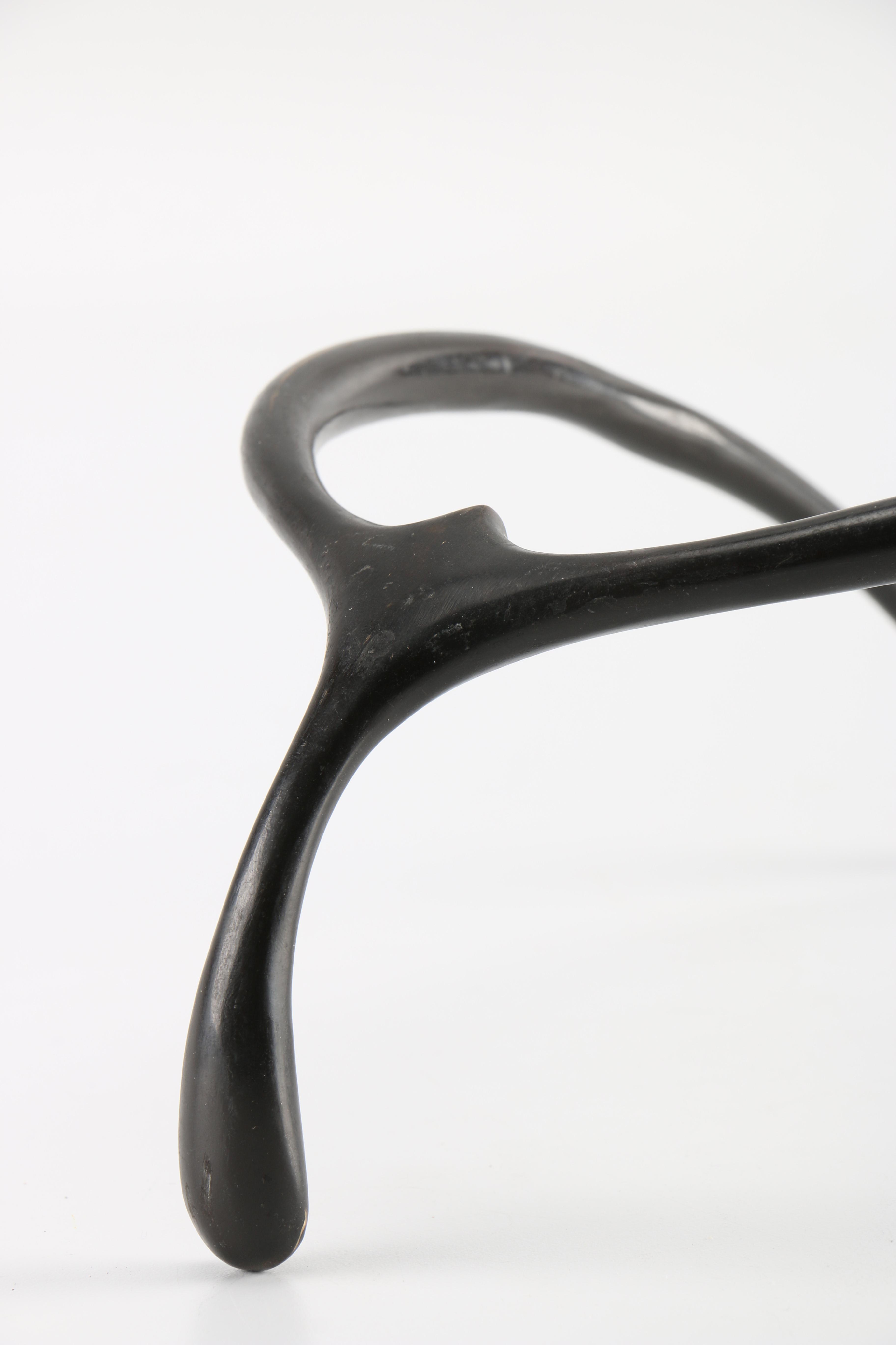 Metal Wishbone Sculpture