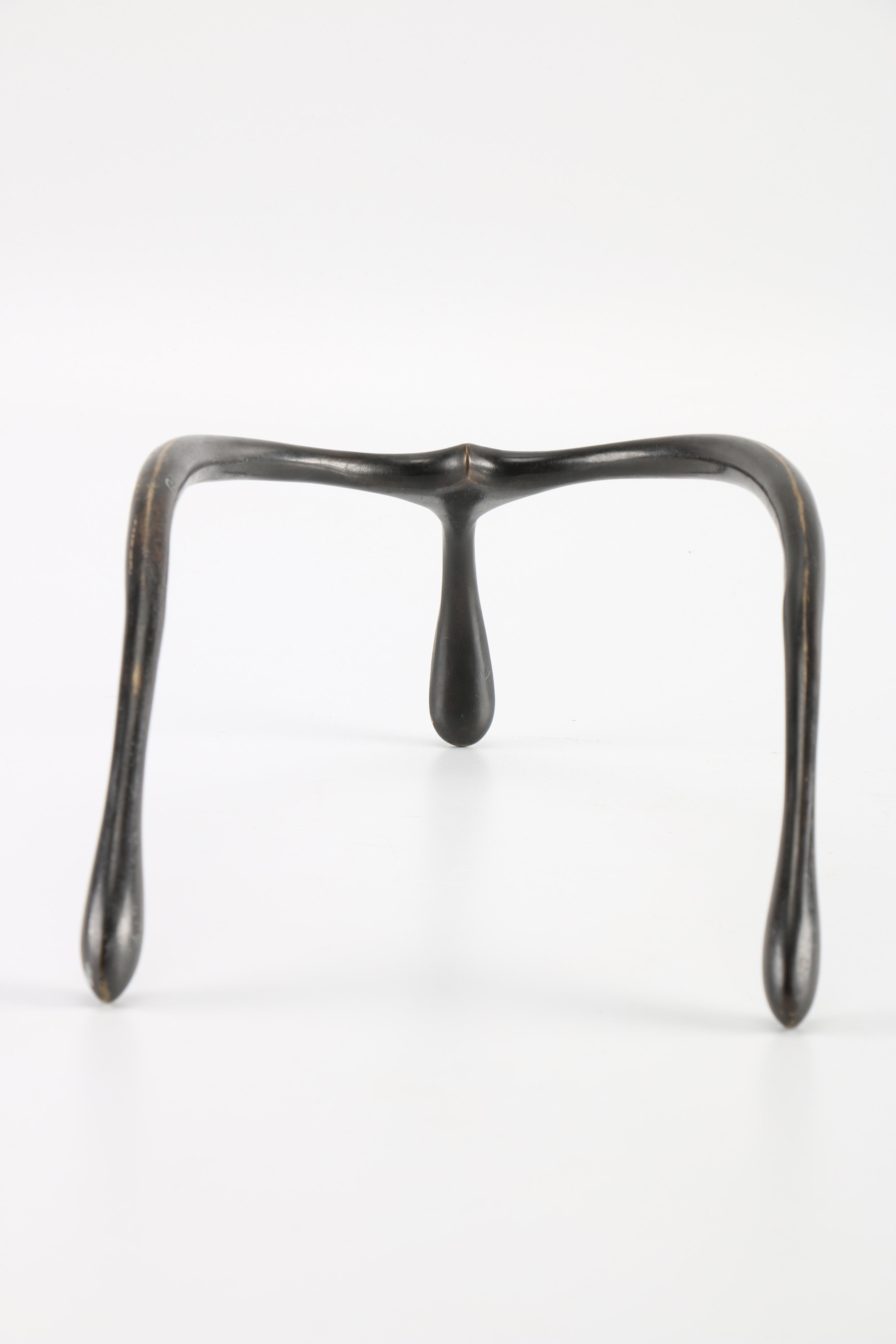 Metal Wishbone Sculpture