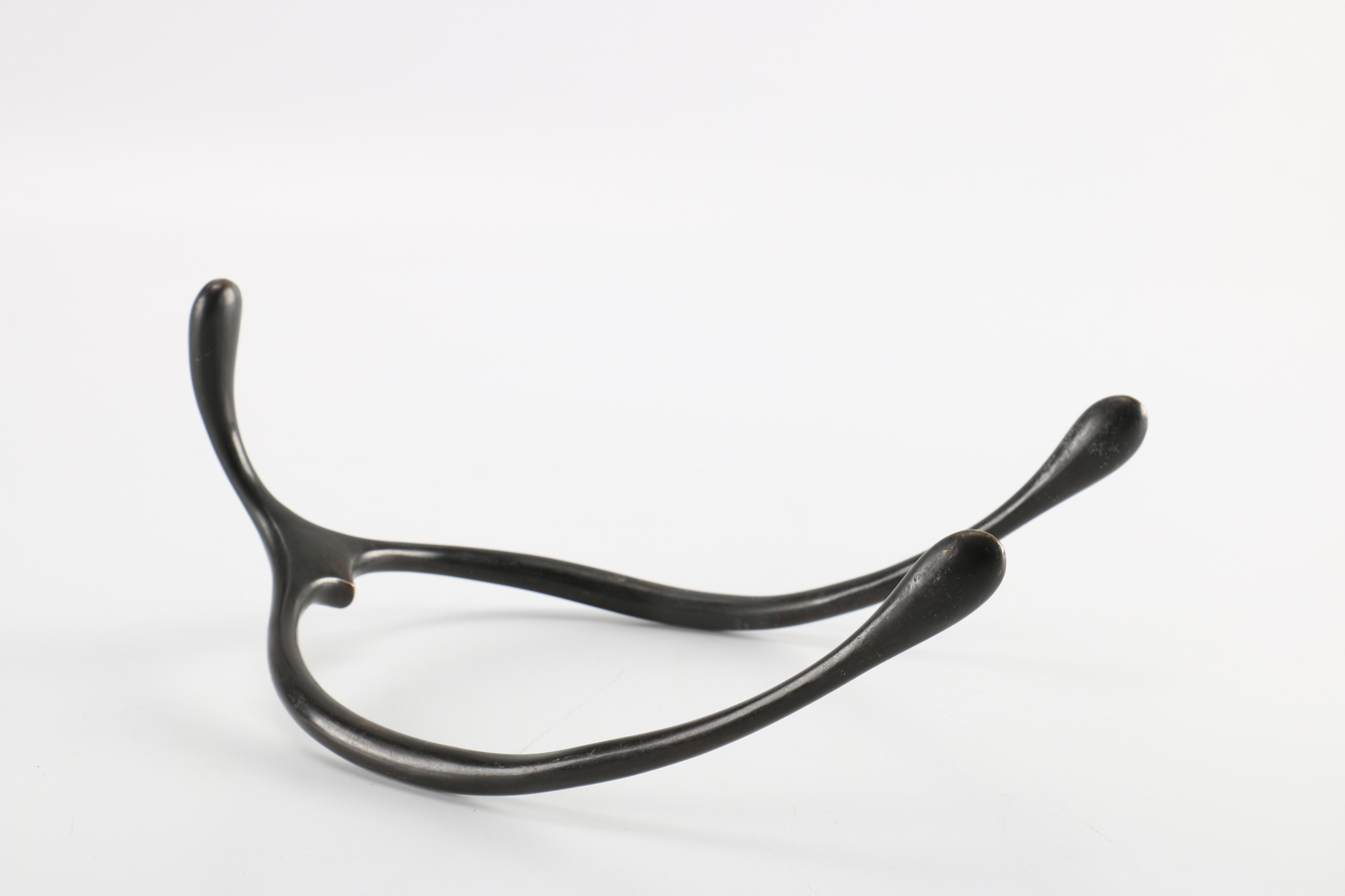 Metal Wishbone Sculpture