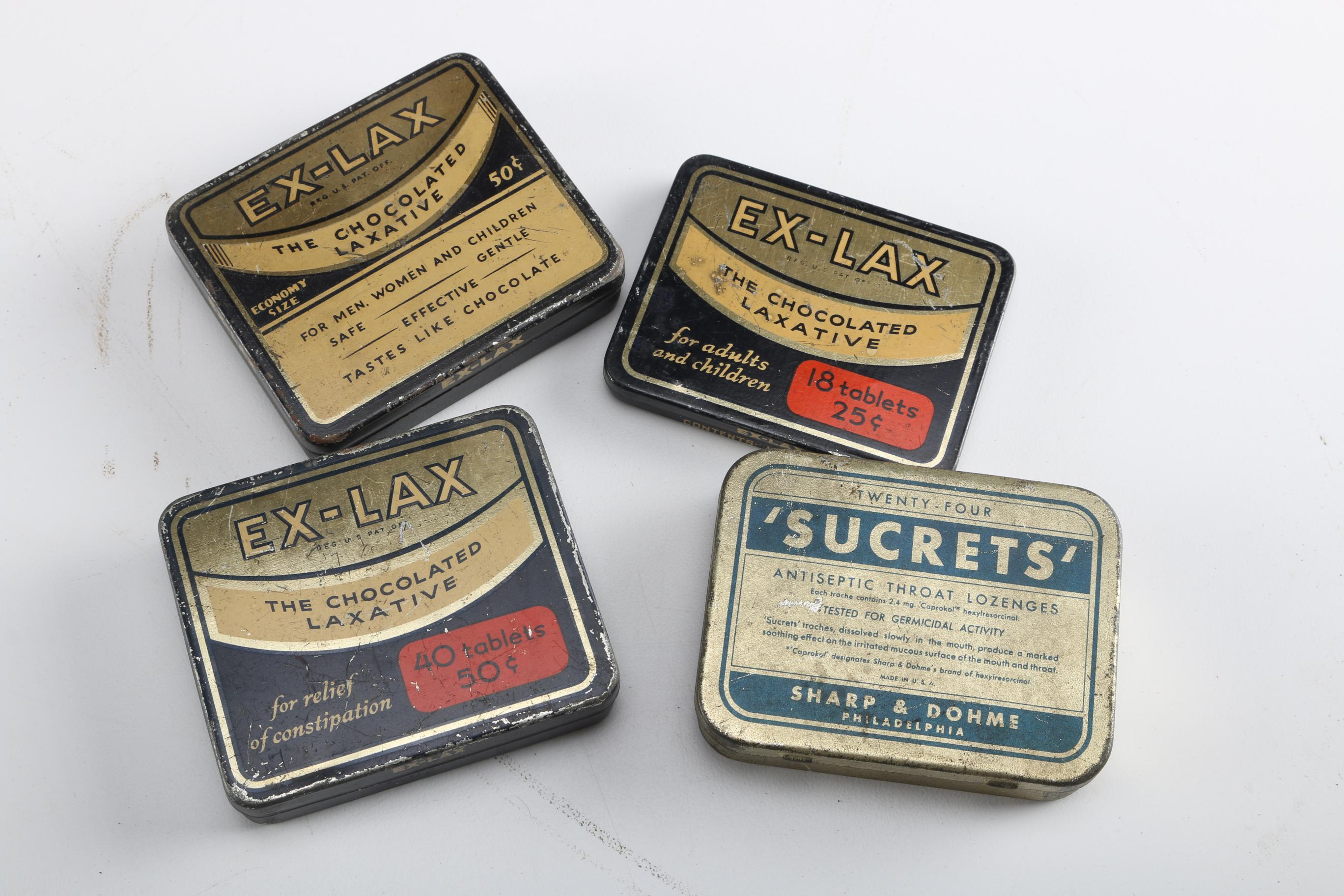 Antique Apothecary and Medical Tins