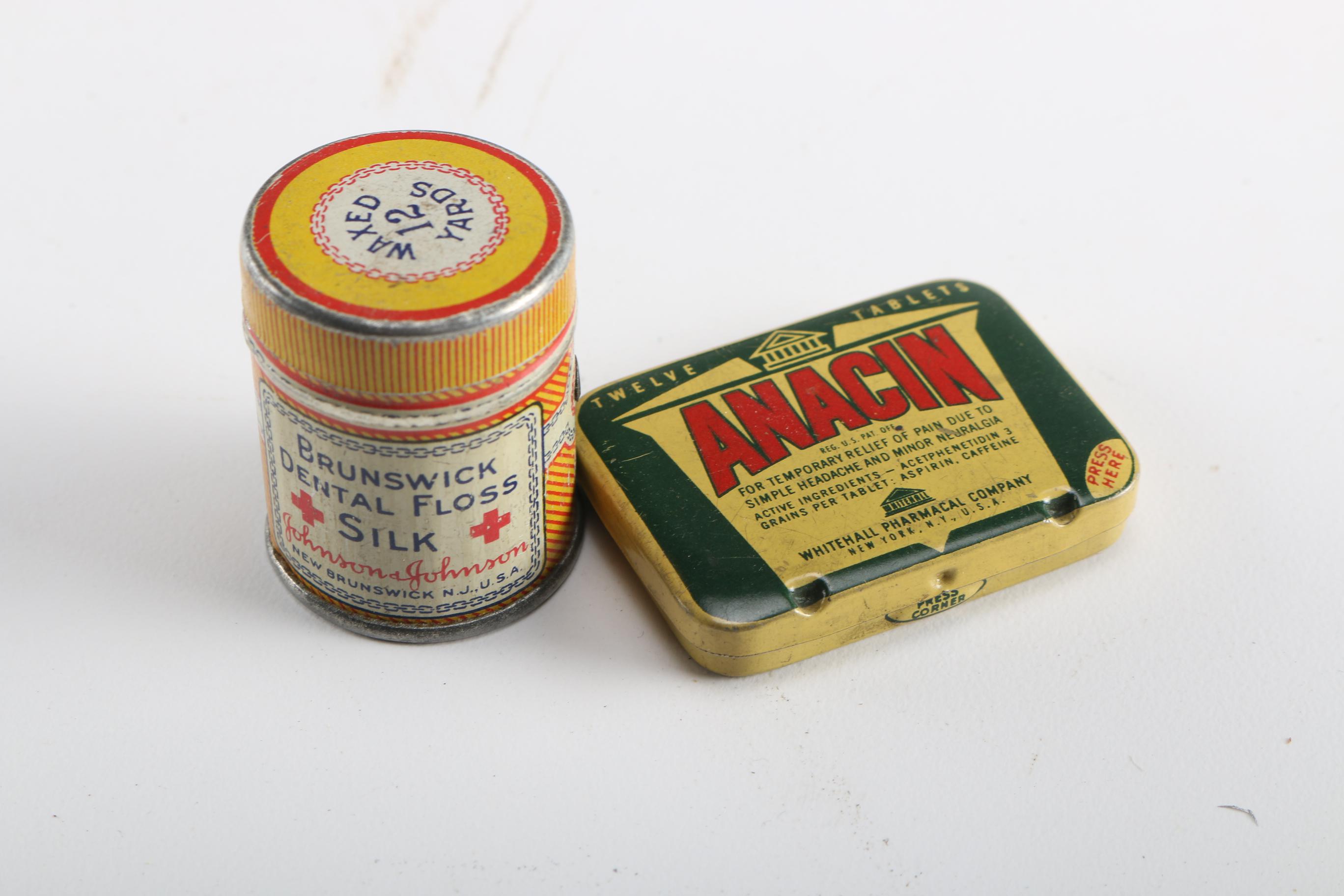 Antique Apothecary and Medical Tins