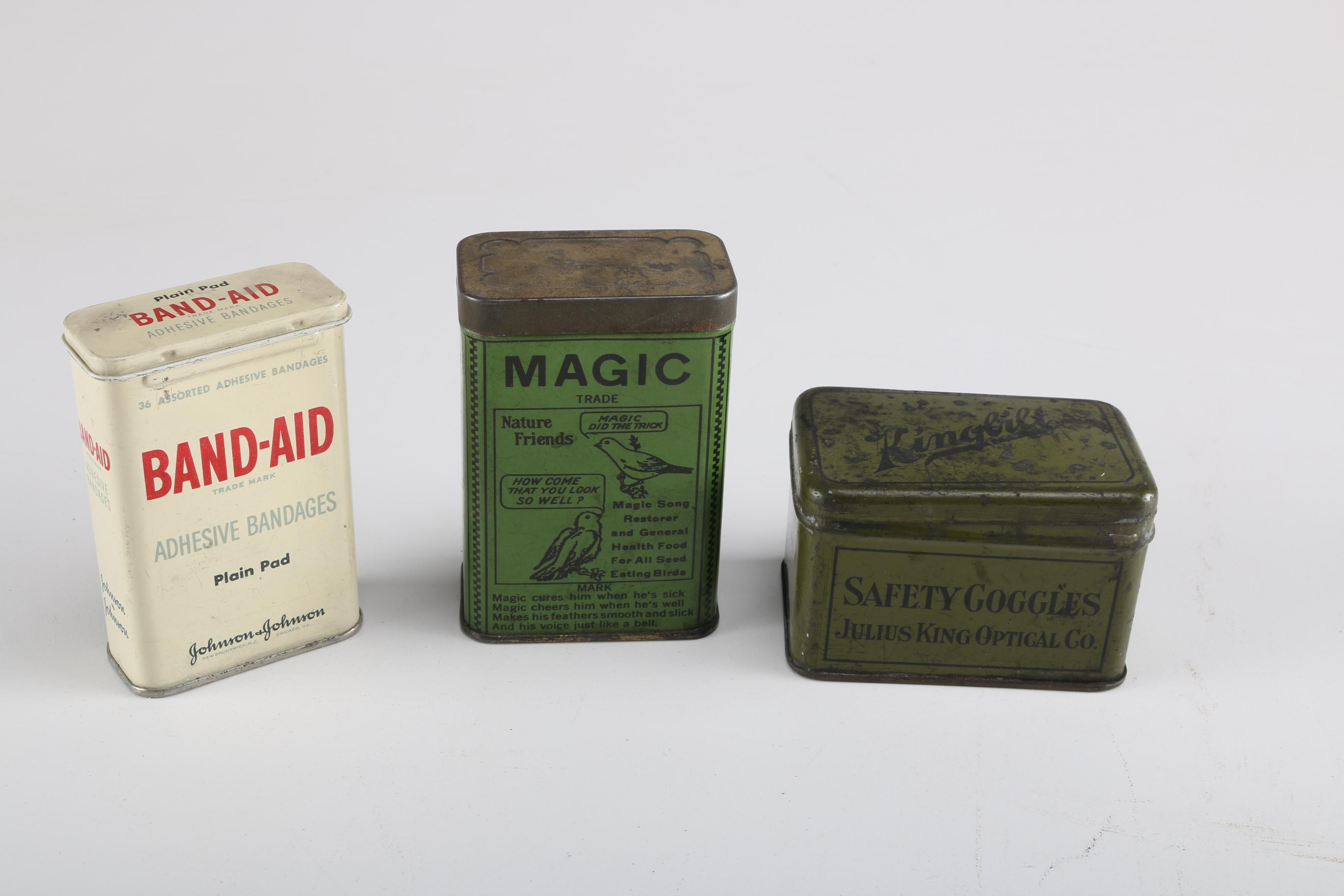 Antique Apothecary and Medical Tins