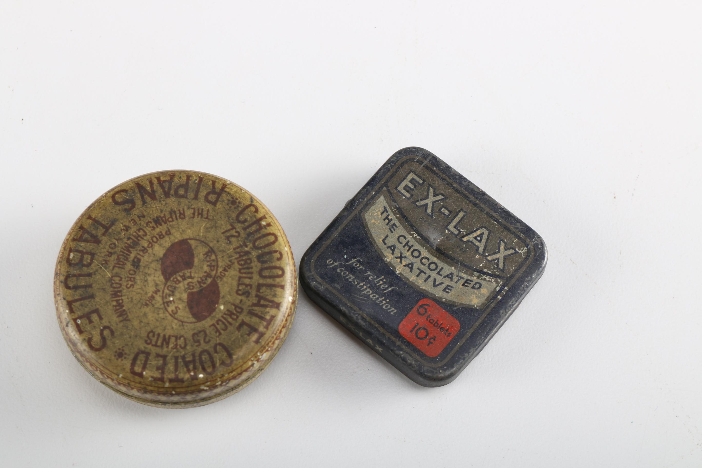 Antique Apothecary and Medical Tins
