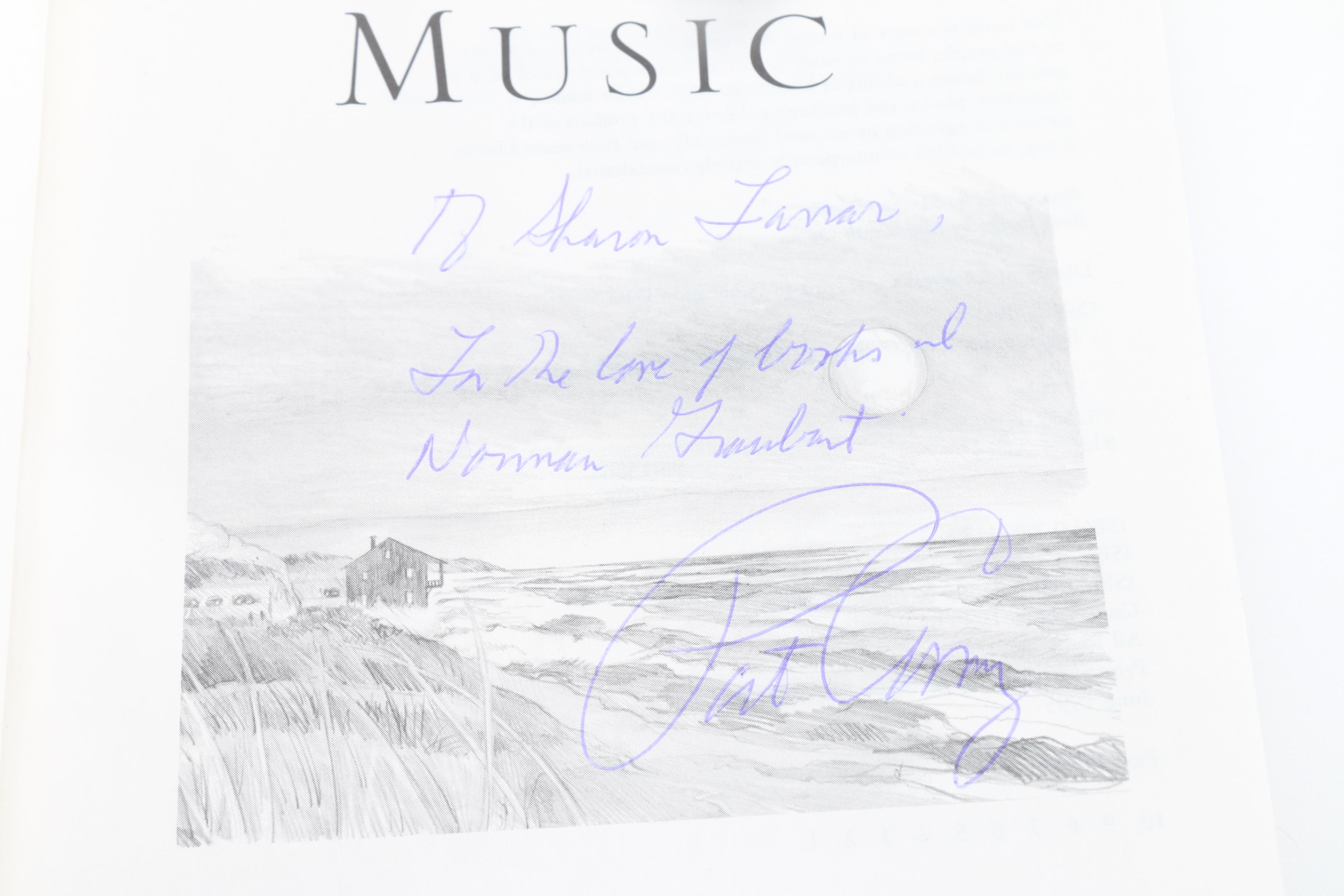 Signed "Beach Music" First Edition Book By Pat Conroy