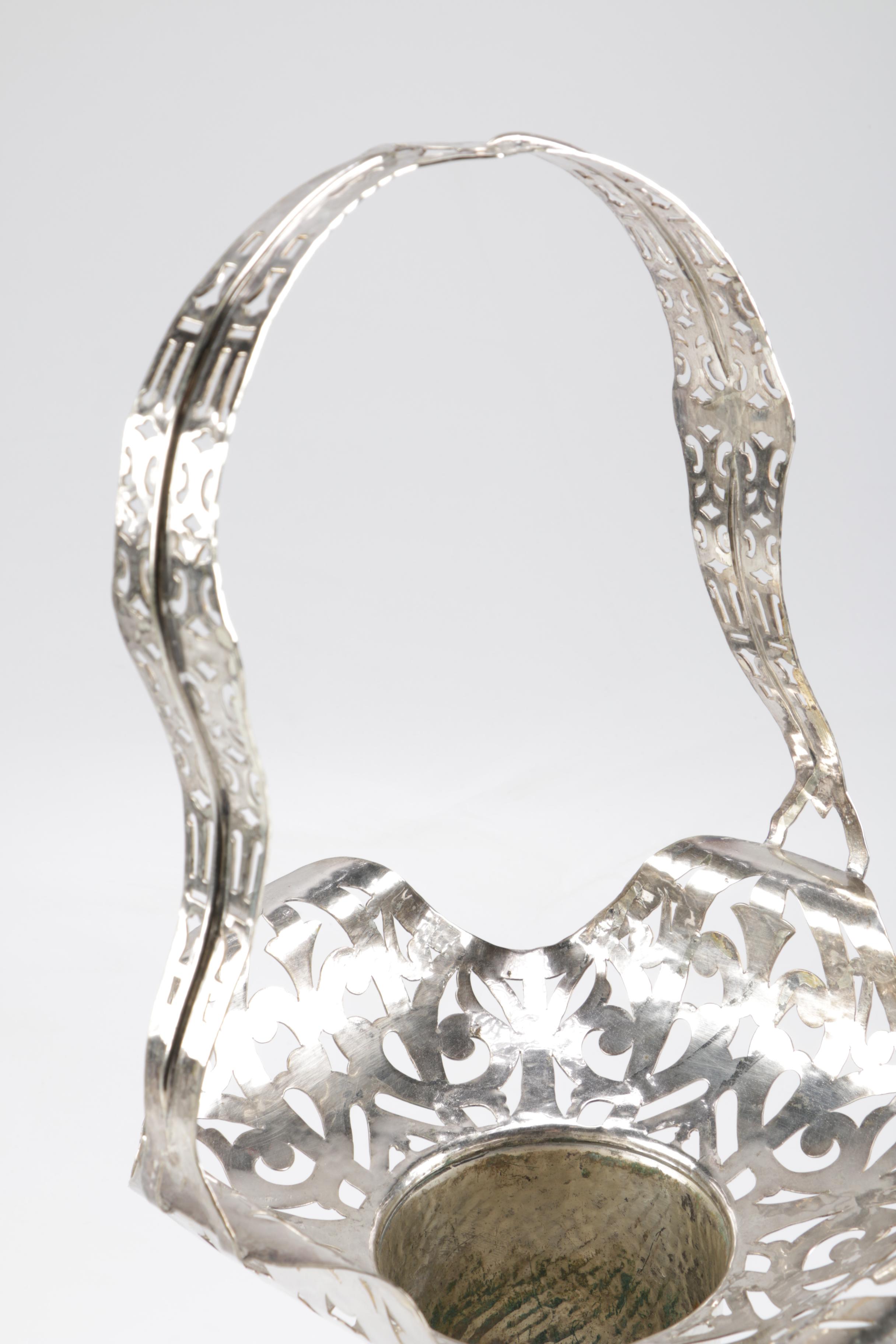 Bernard Rice's Sons Nickel Silver Plate Basket