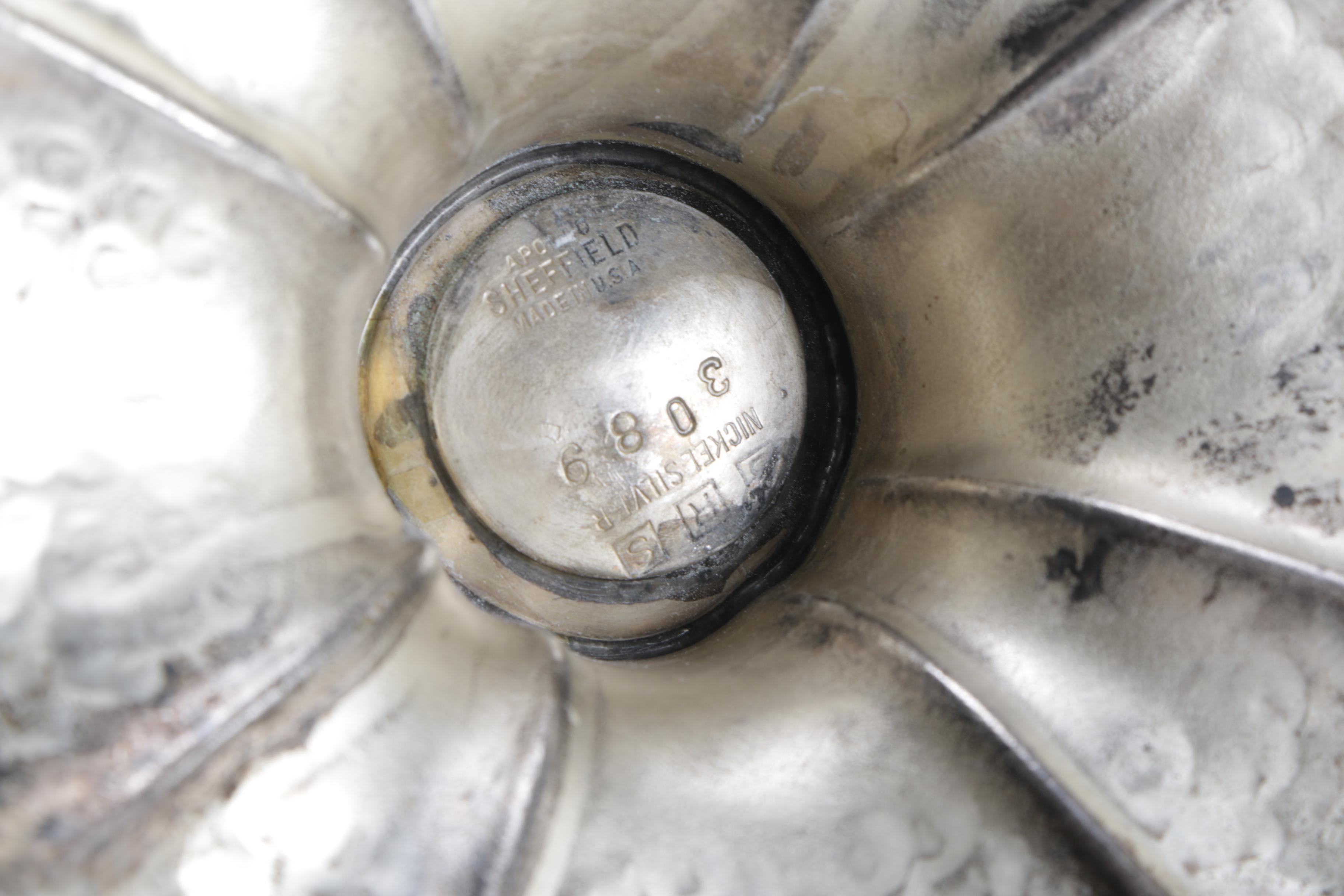 Bernard Rice's Sons Nickel Silver Plate Basket